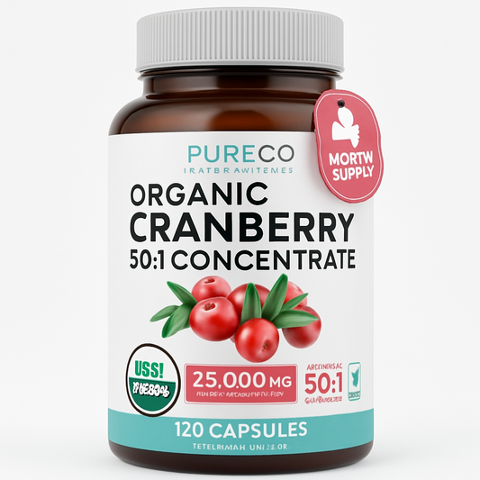 Pure Co Organic Cranberry Pills Capsule 120 Count