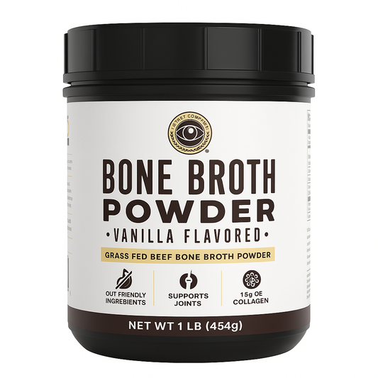 Left Coast Performance Bone Broth Protein Powder Vanilla 1 lb pack