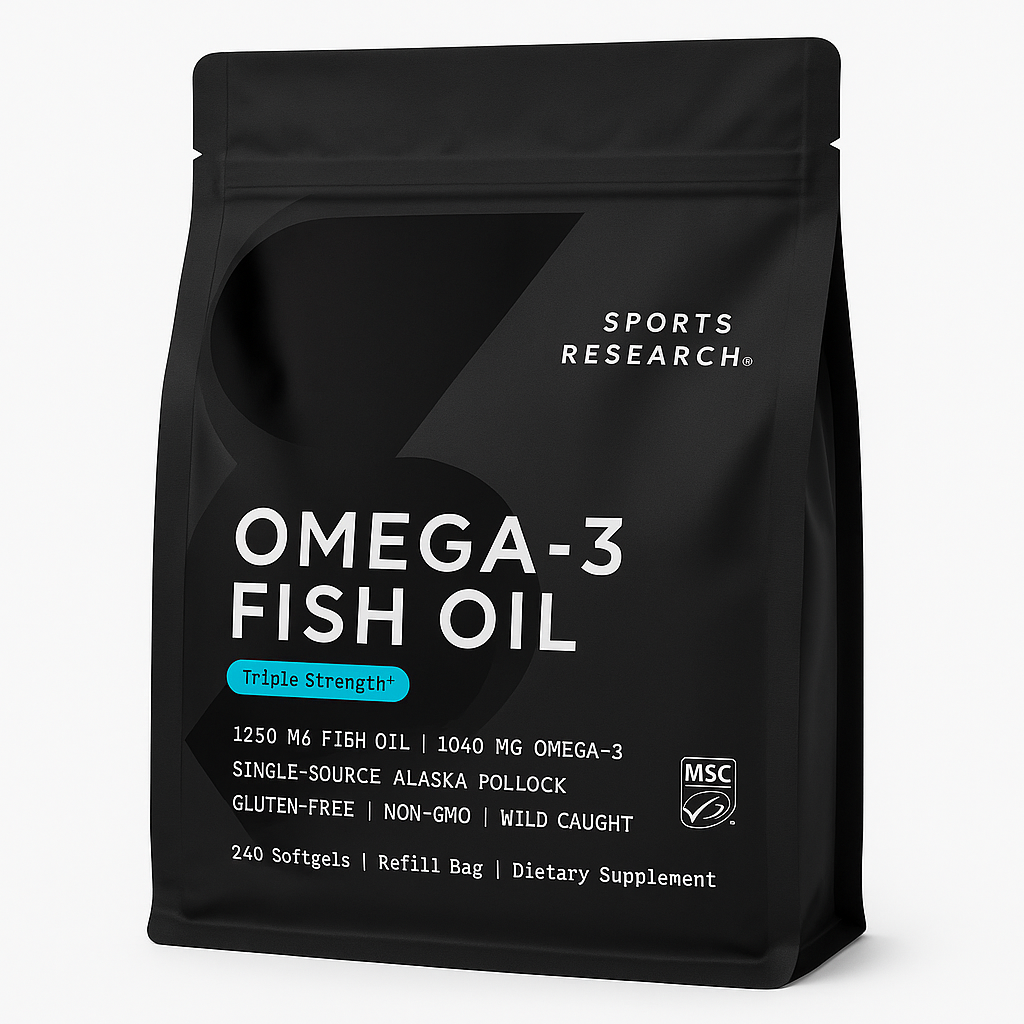Sports Research Omega-3 Fish Oil Capsule 240 Count