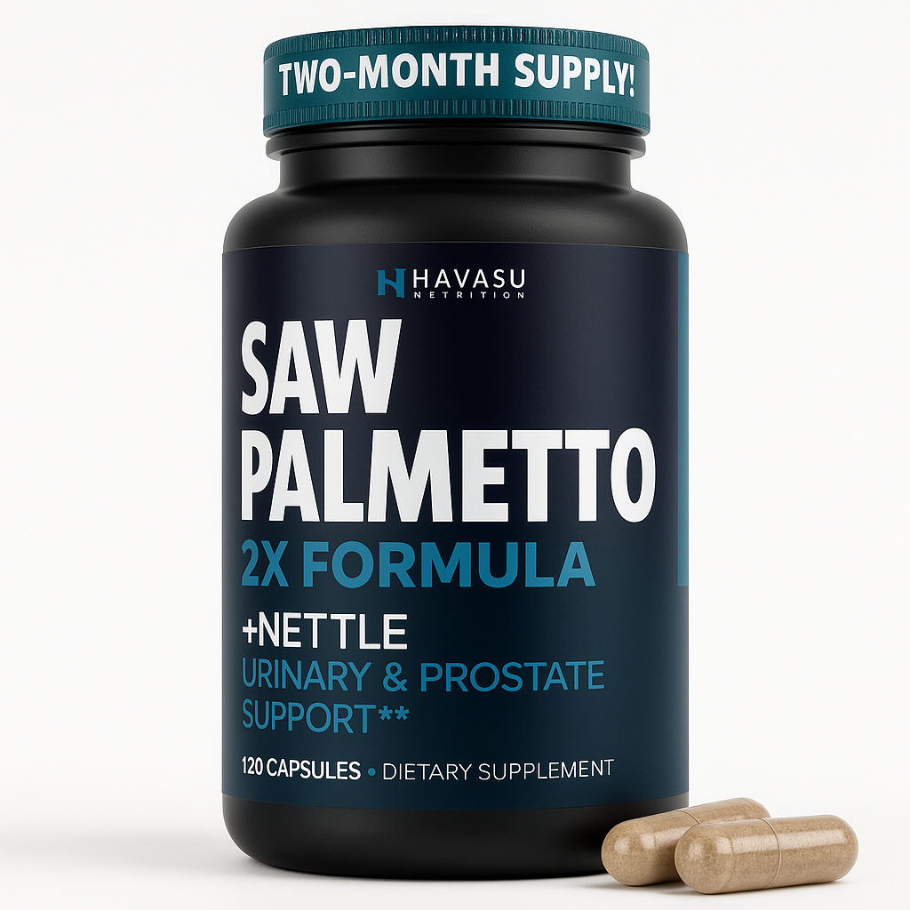 Havasu Nutrition Saw Palmetto & Nettle Root Capsule, 120 Count