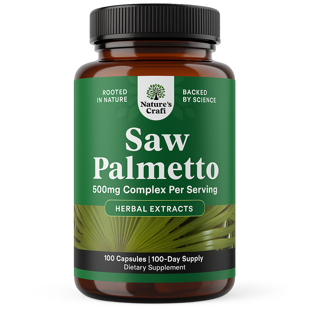 Nature's Craft Saw Palmetto Prostate Support Capsules - 100 Count