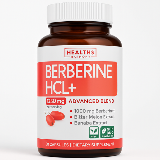 Healths Harmony Berberine Supplement Capsules - 60 Count