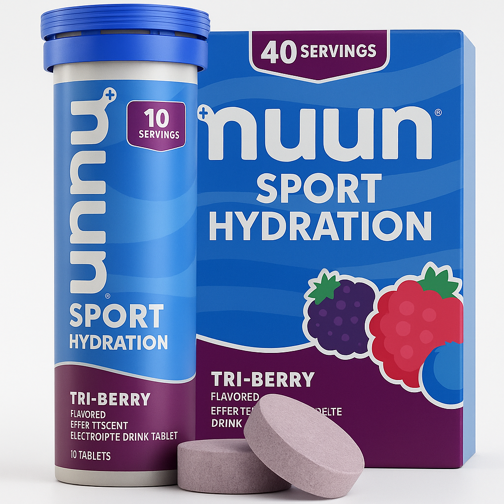 Nuun Sport Electrolyte Tablets Tri-Berry, 40 Count