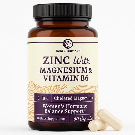 Nobi Nutrition Zinc Mineral Supplements Capsule 60 Count