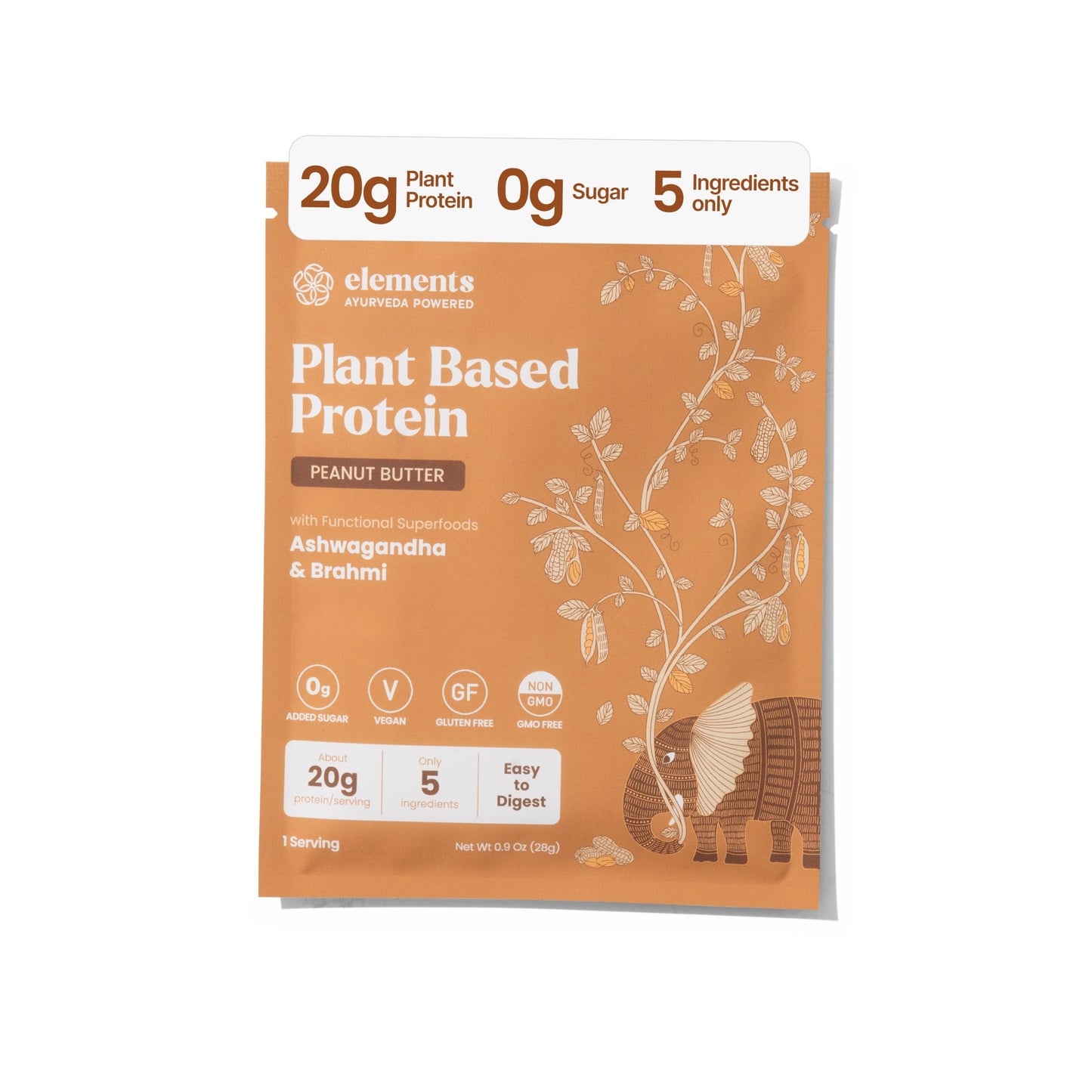 Elements Truffles Plant Based Protein Powder Combo Pack, 5 Pack