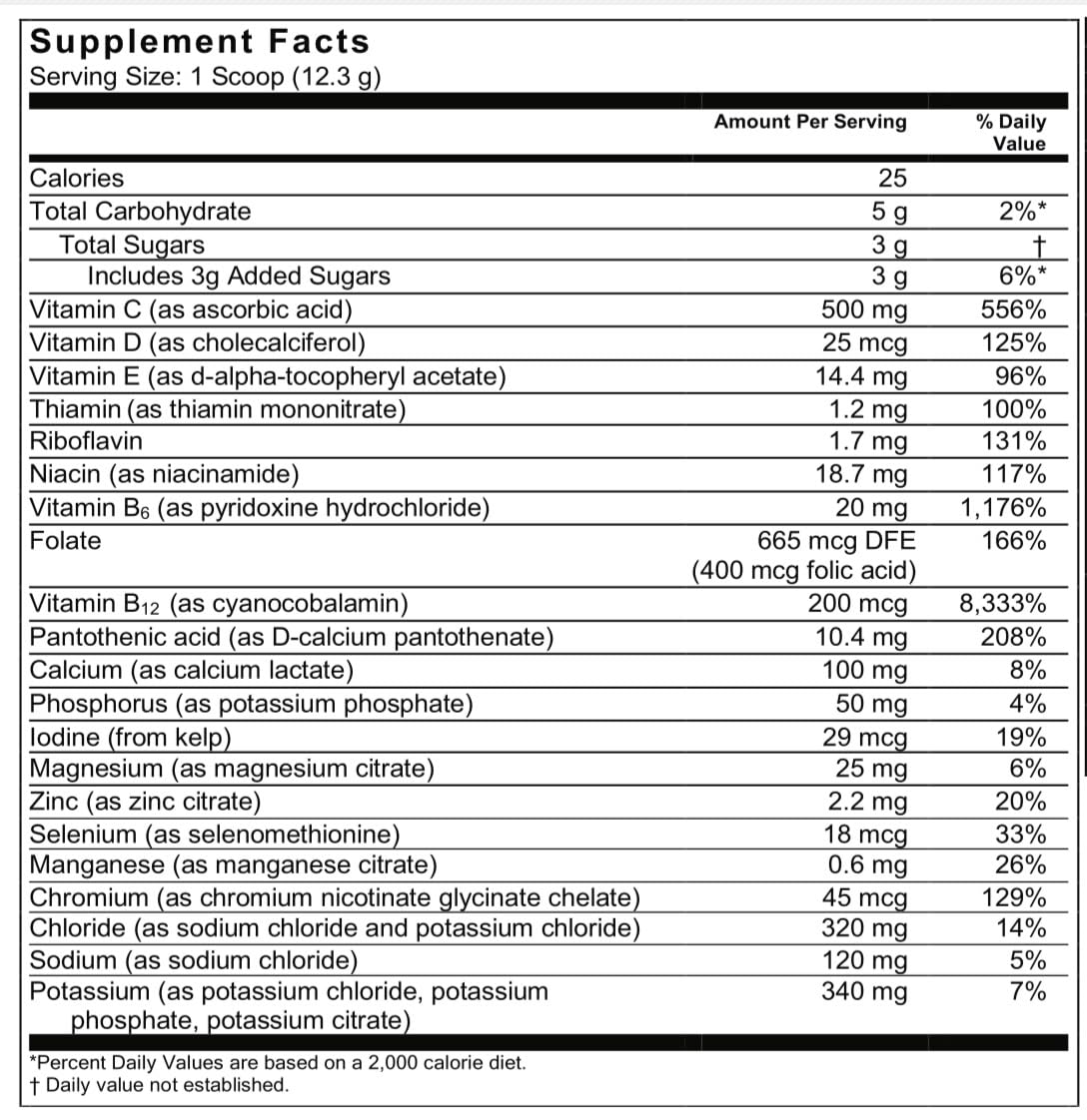 DrStellaMD Revive Formerly CoviLyte - Electrolyte, Energy and Immune Support, Vitamin Supplement Powder, 13 oz