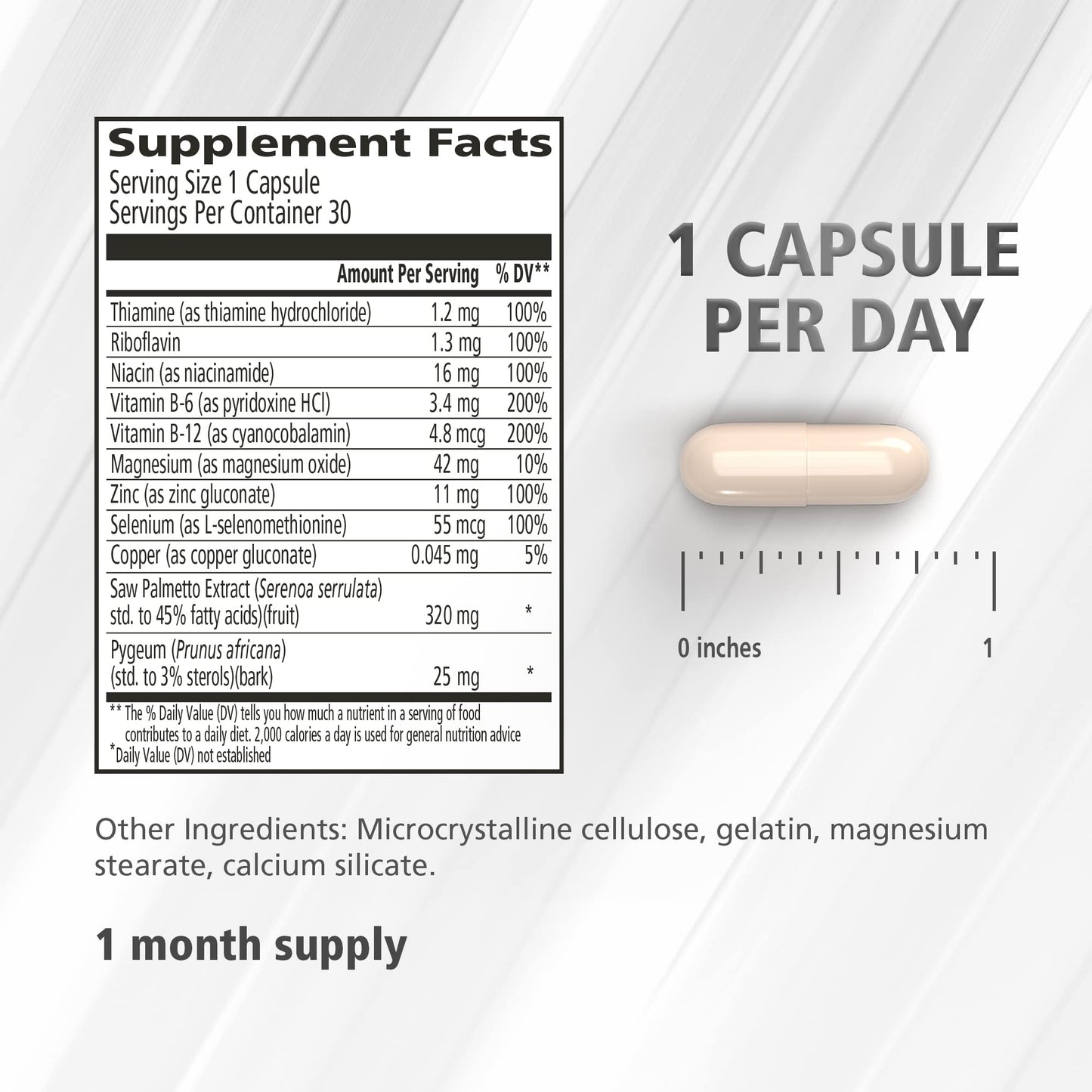 Urinozinc Classic Prostate Supplement Capsule 30 Count