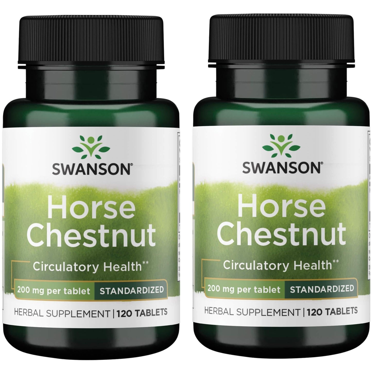 Swanson Horse Chestnut - Time Released 200 mg 120 Tabs (2 Pack)