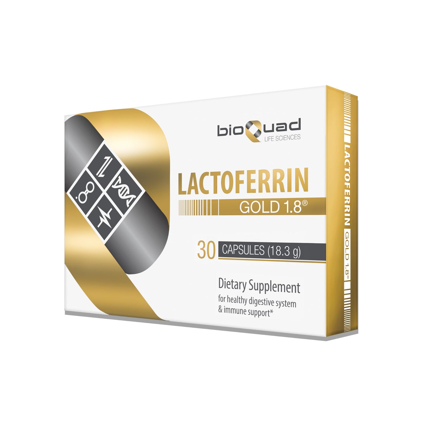bioQuad Lactoferrin Gold 1.8 Capsule, 30 Count