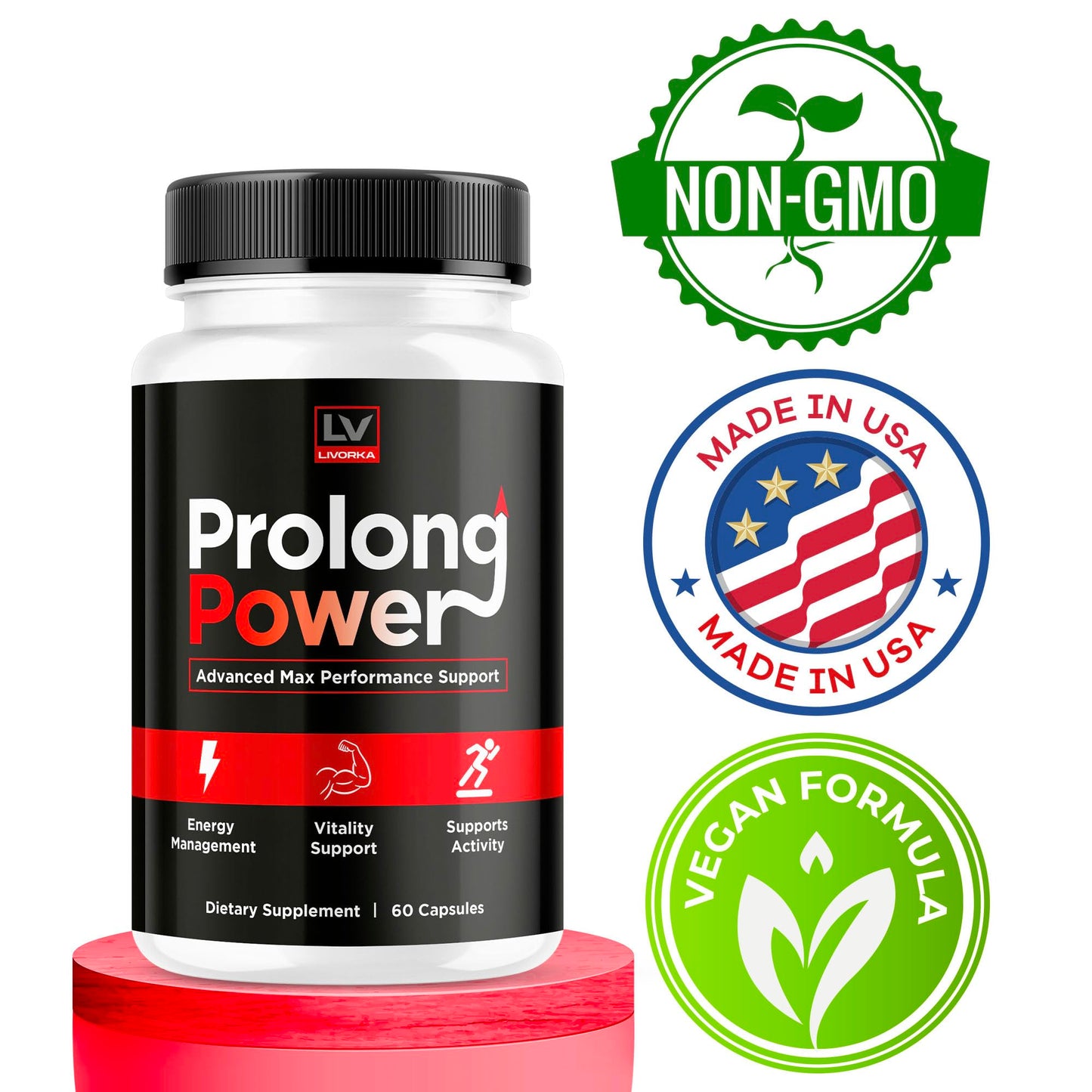 LIVORKA Prolong Power Capsule, 60 Count