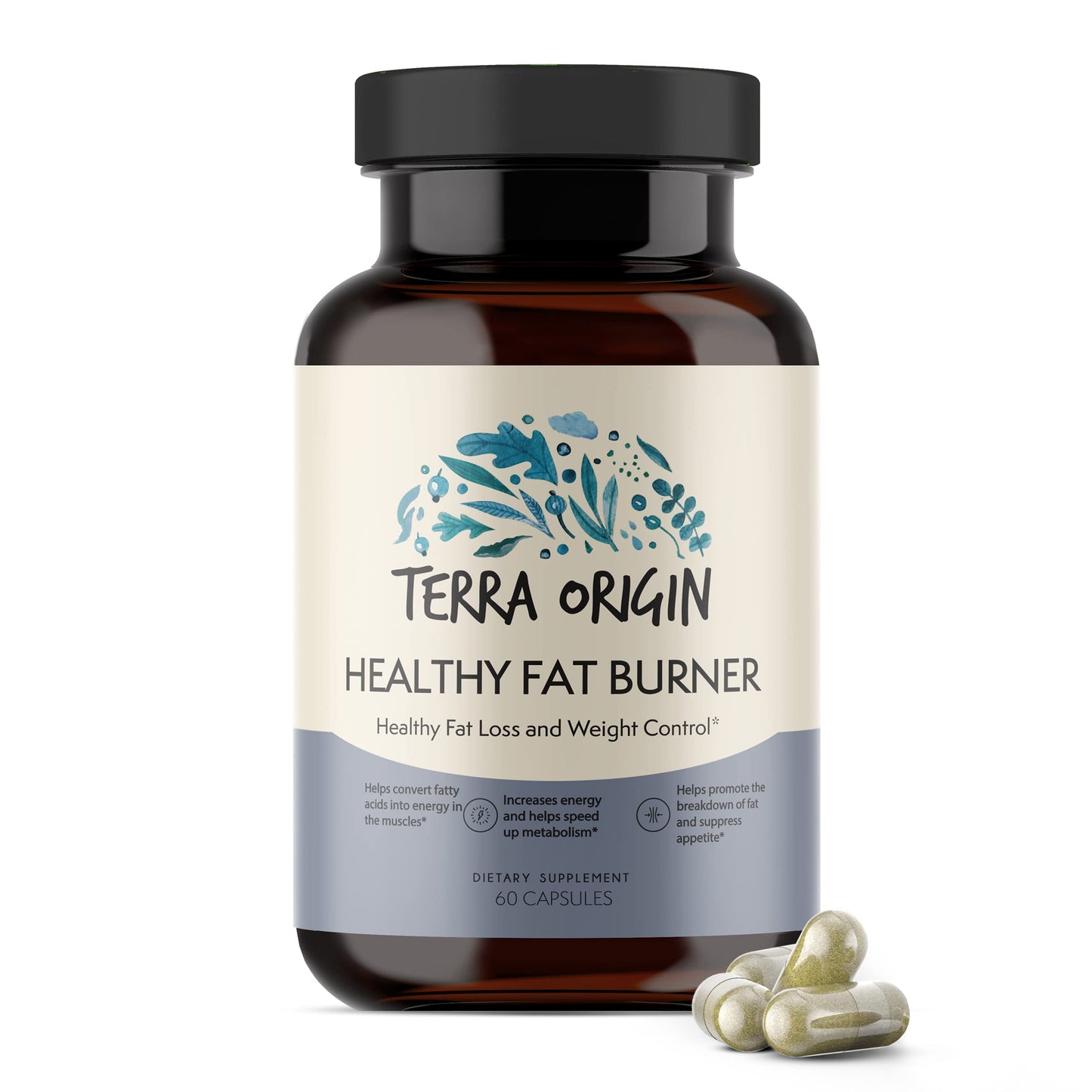 TERRA ORIGIN Metabolism Boost & Fat Loss 60 Capsules