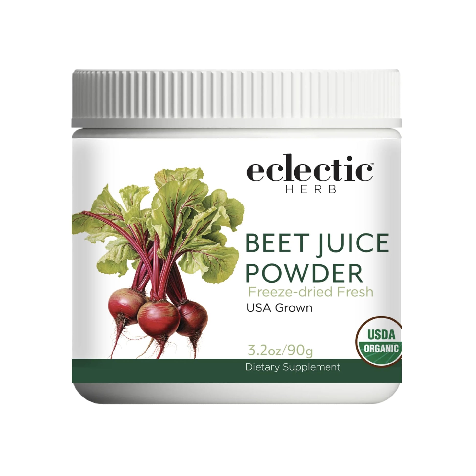Eclectic Institute Raw Fresh Freeze-Dried Beet Juice Powder, 3.2 oz