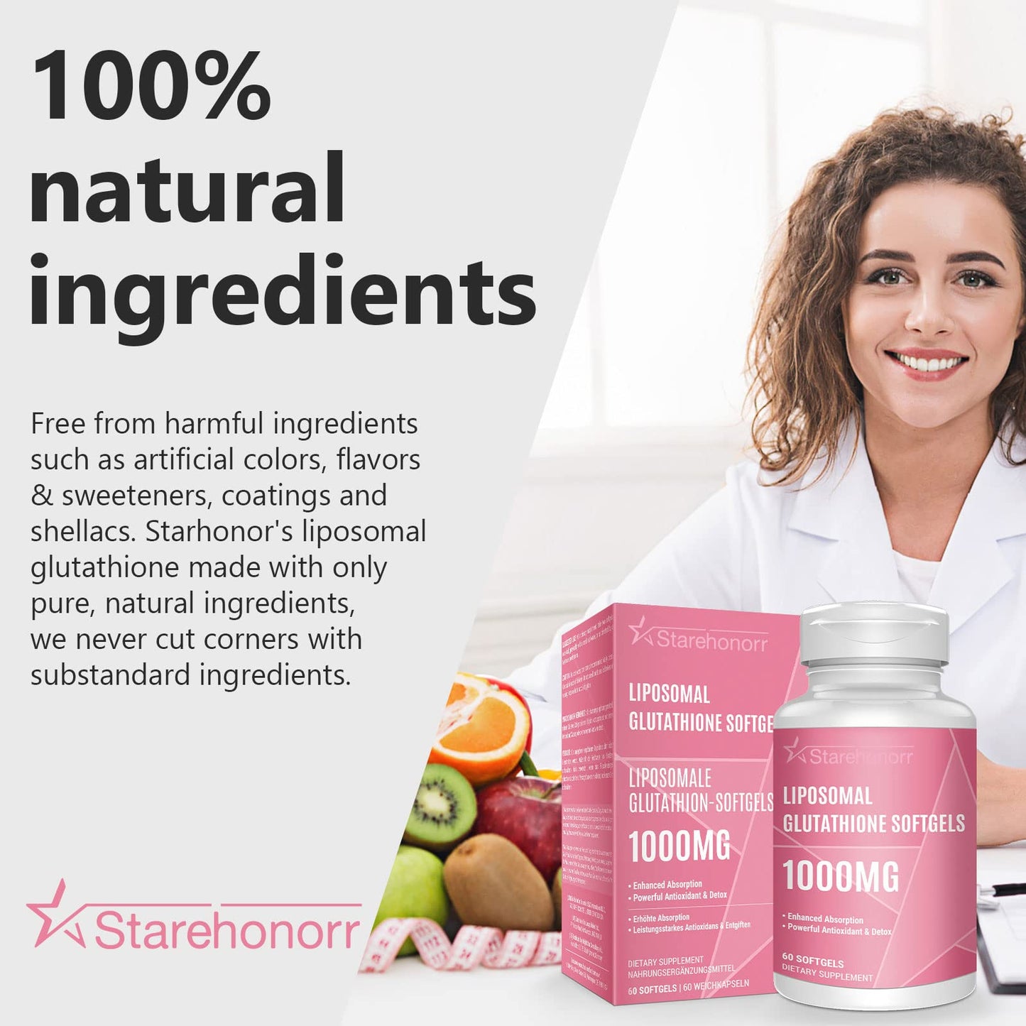 Starehonorr Liposomal Glutathione Capsule 120 Capsules