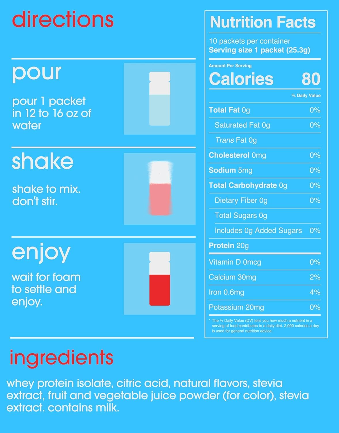 GRAMMS Clear Protein Powder, 249