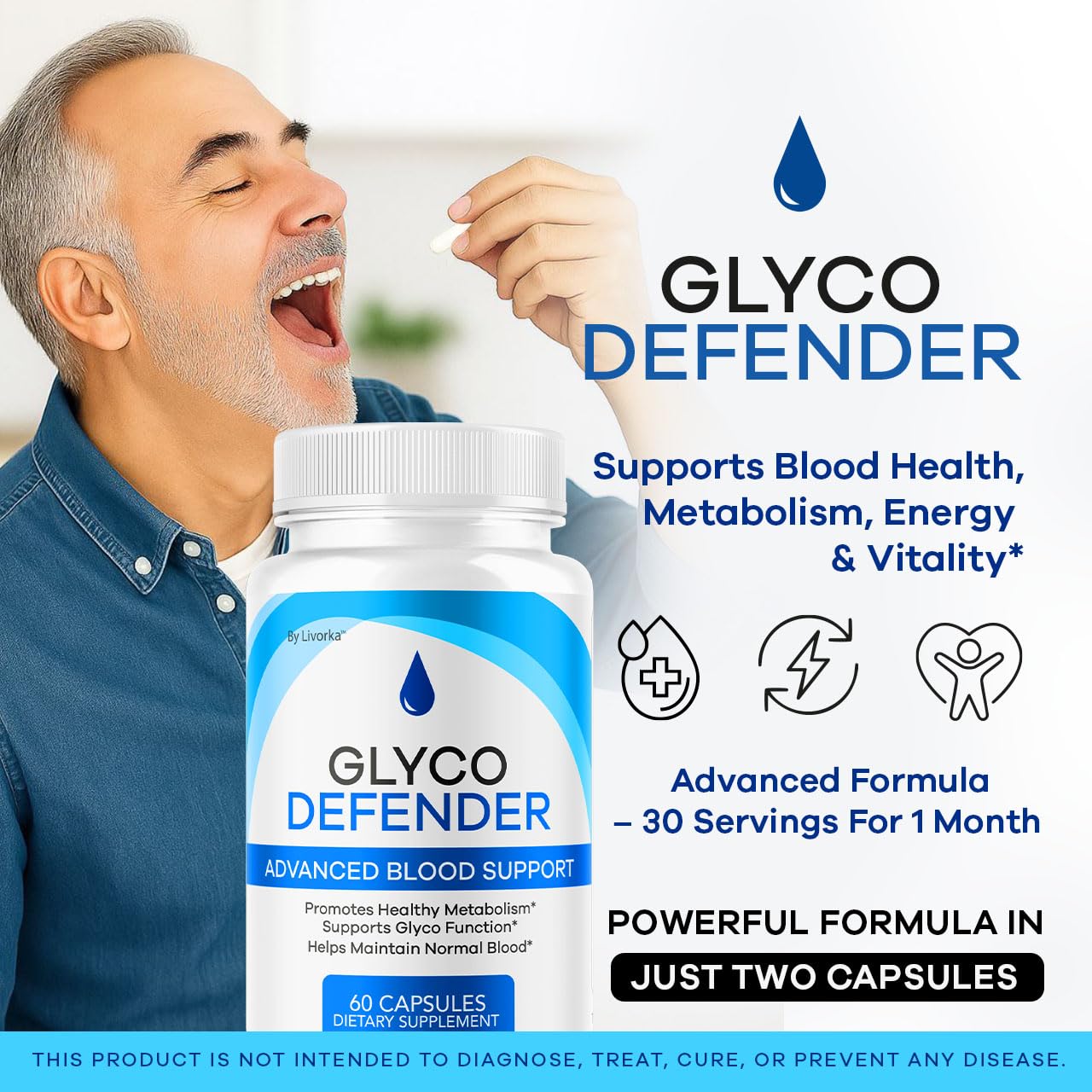 LIVORKA Glyco Defender Capsules 300 Capsules