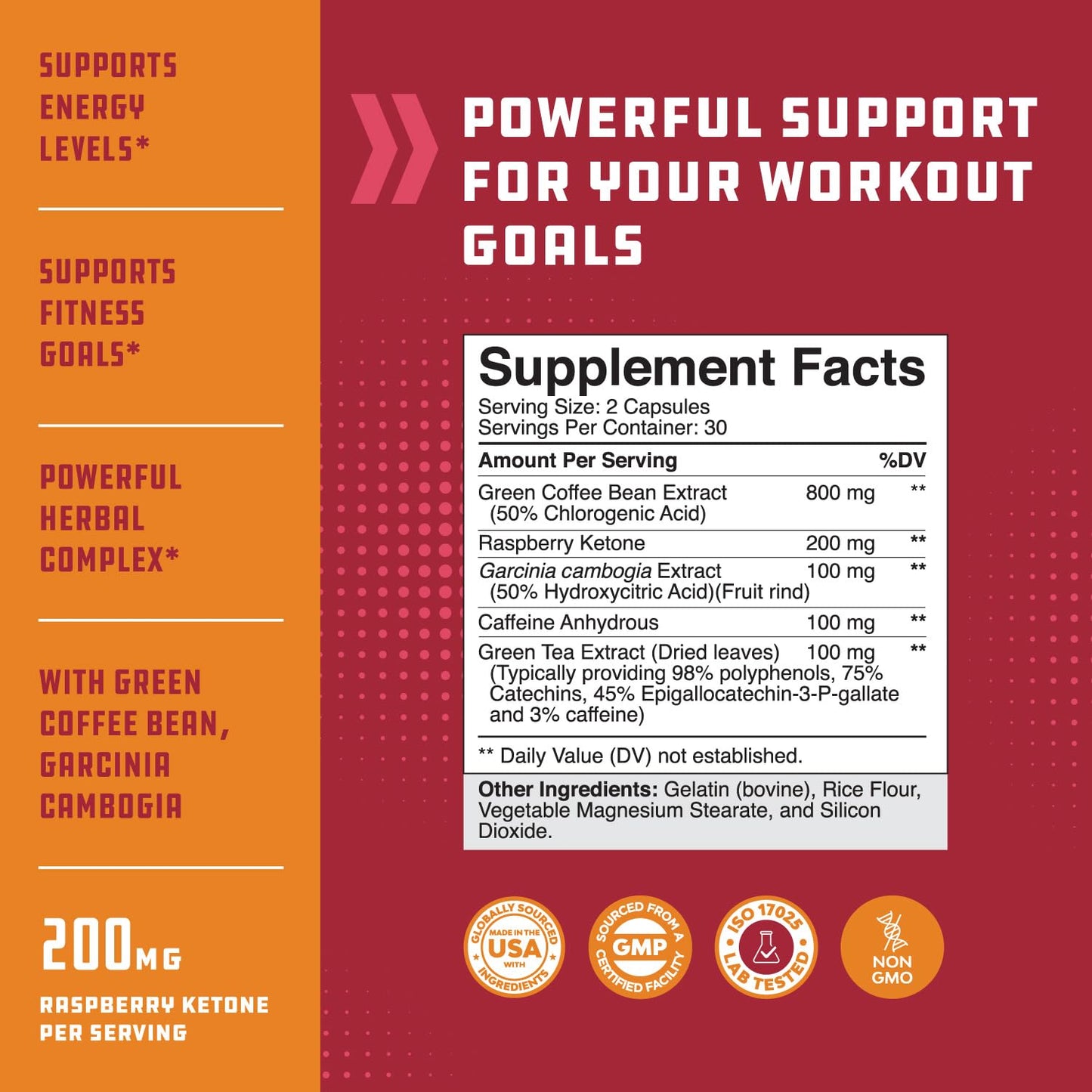 Natures Craft Raspberry Ketones Weight-Loss Gummies with Green Tea Extract, African Mango & Zinc, 180 Count
