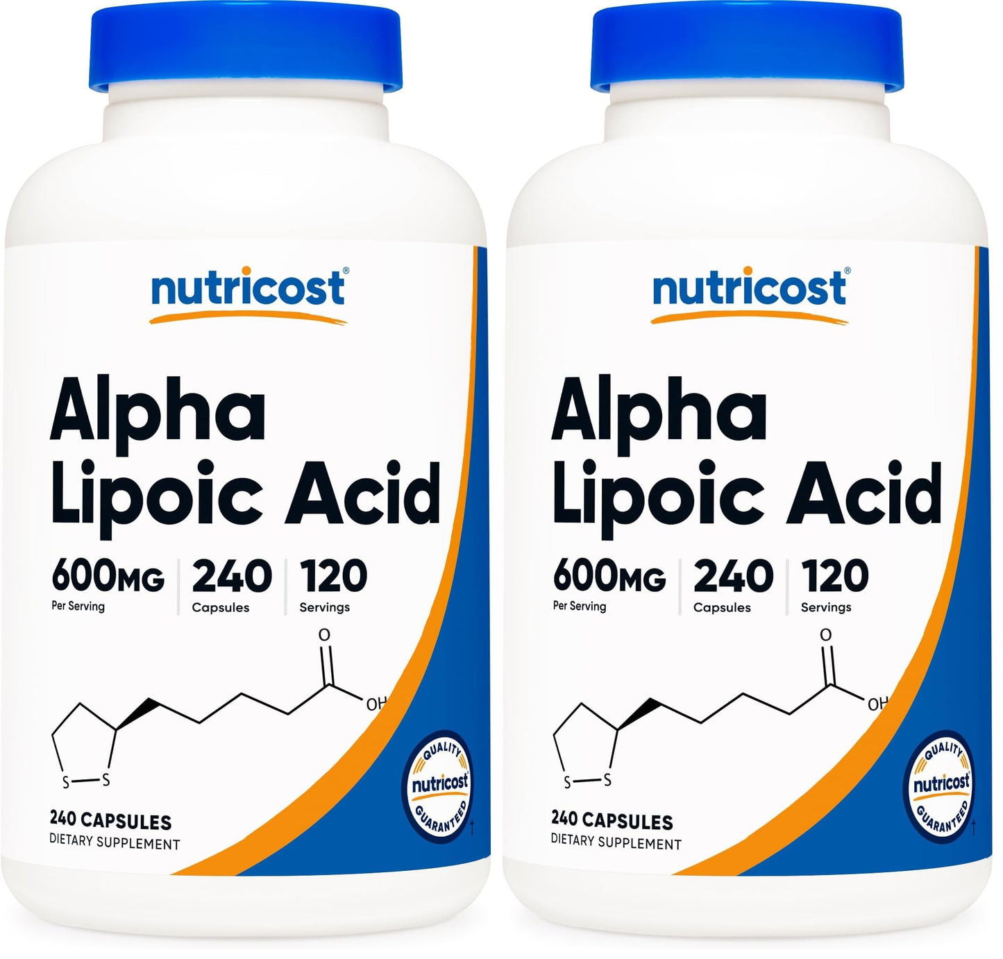 Nutricost Alpha Lipoic Acid 600mg Capsule, 480 Count