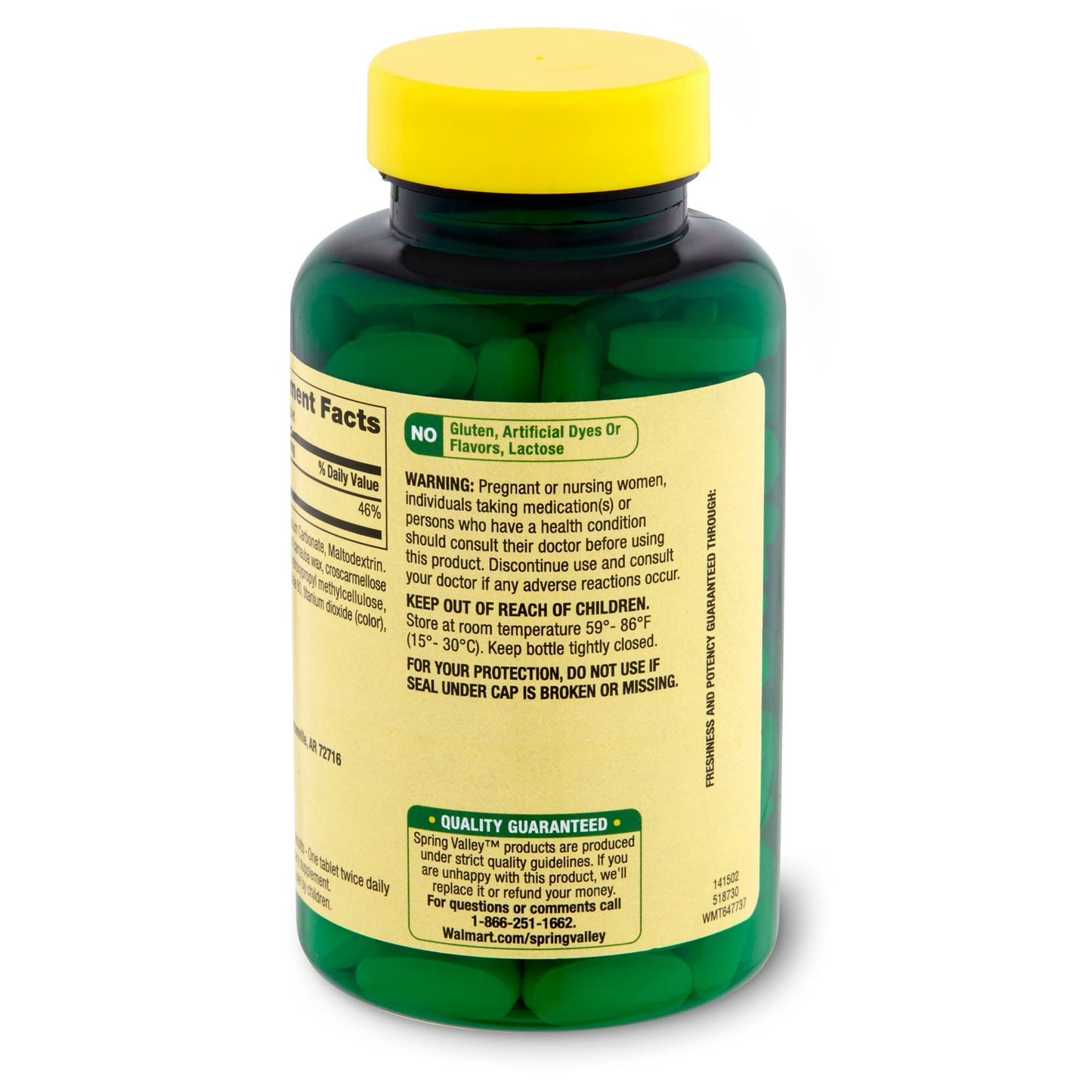 Generic Calcium 600mg Natural Bone Health Tablets, 300 Count