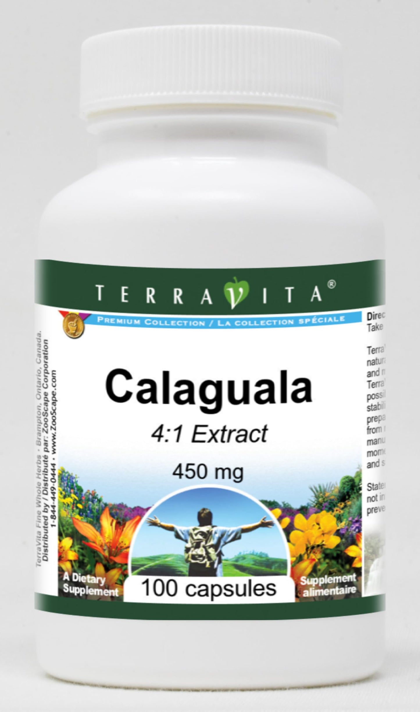 Terravita Calaguala 4:1-450 mg Capsules, 100 Count