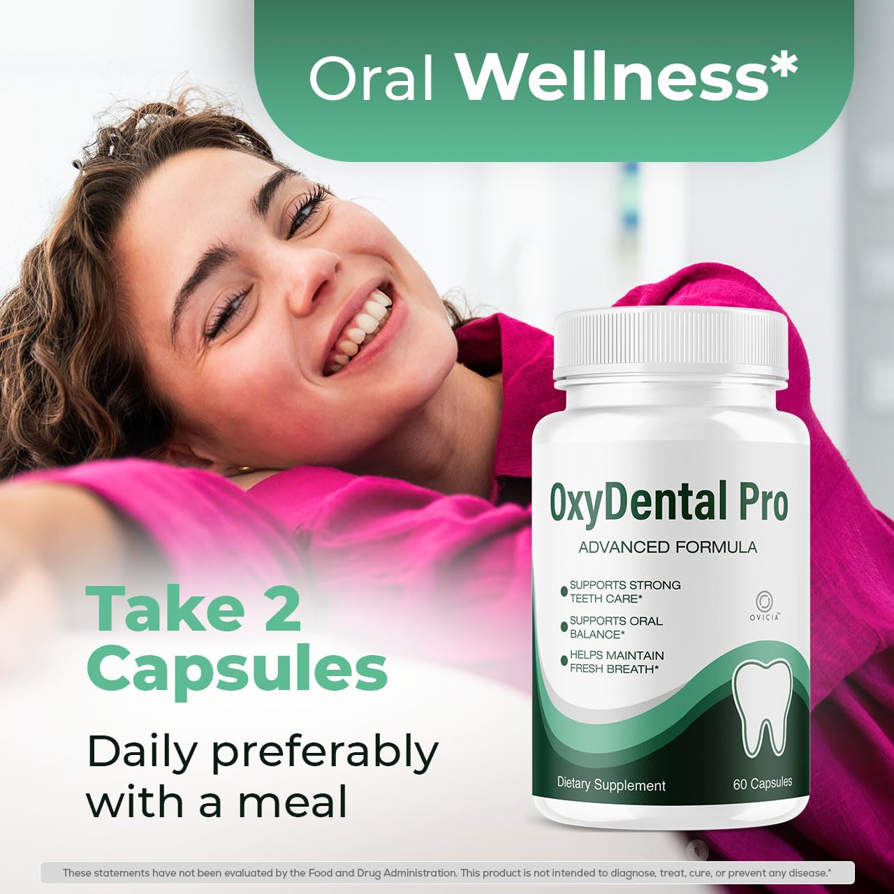 OVICIA OxyDental Pro Capsules, 60 Count