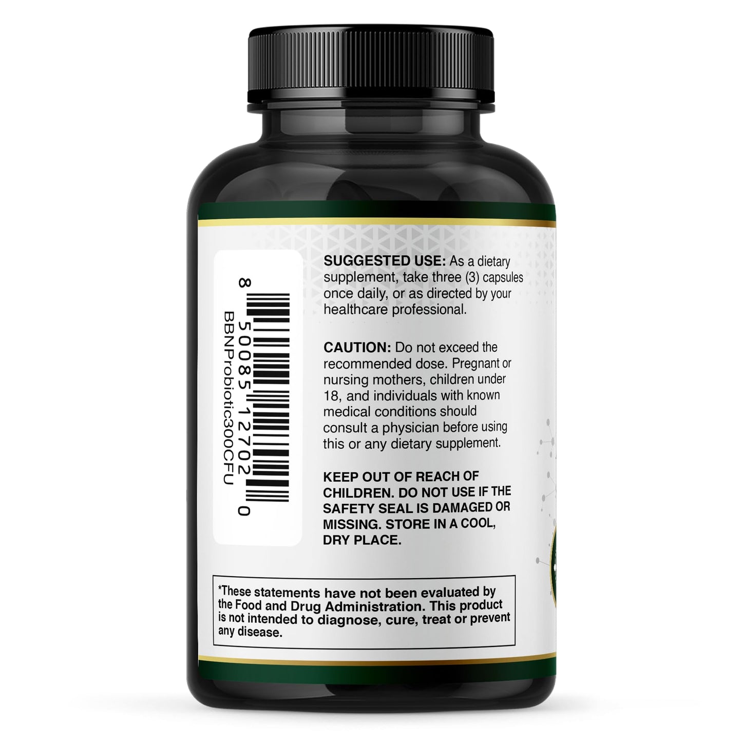 Built by Nature 300 Billion CFU Probiotic, 90 Capsules