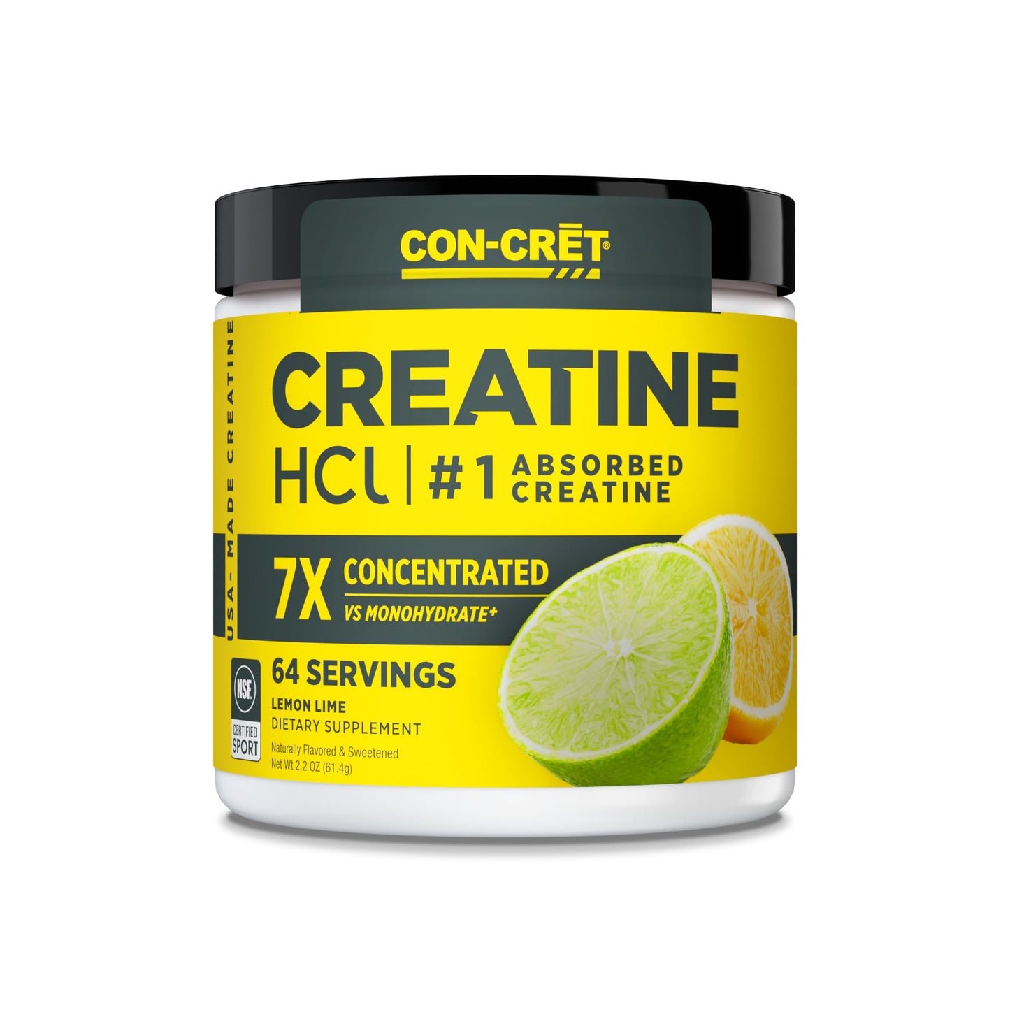 CON-CRET Creatine HCl Powder 64 Servings