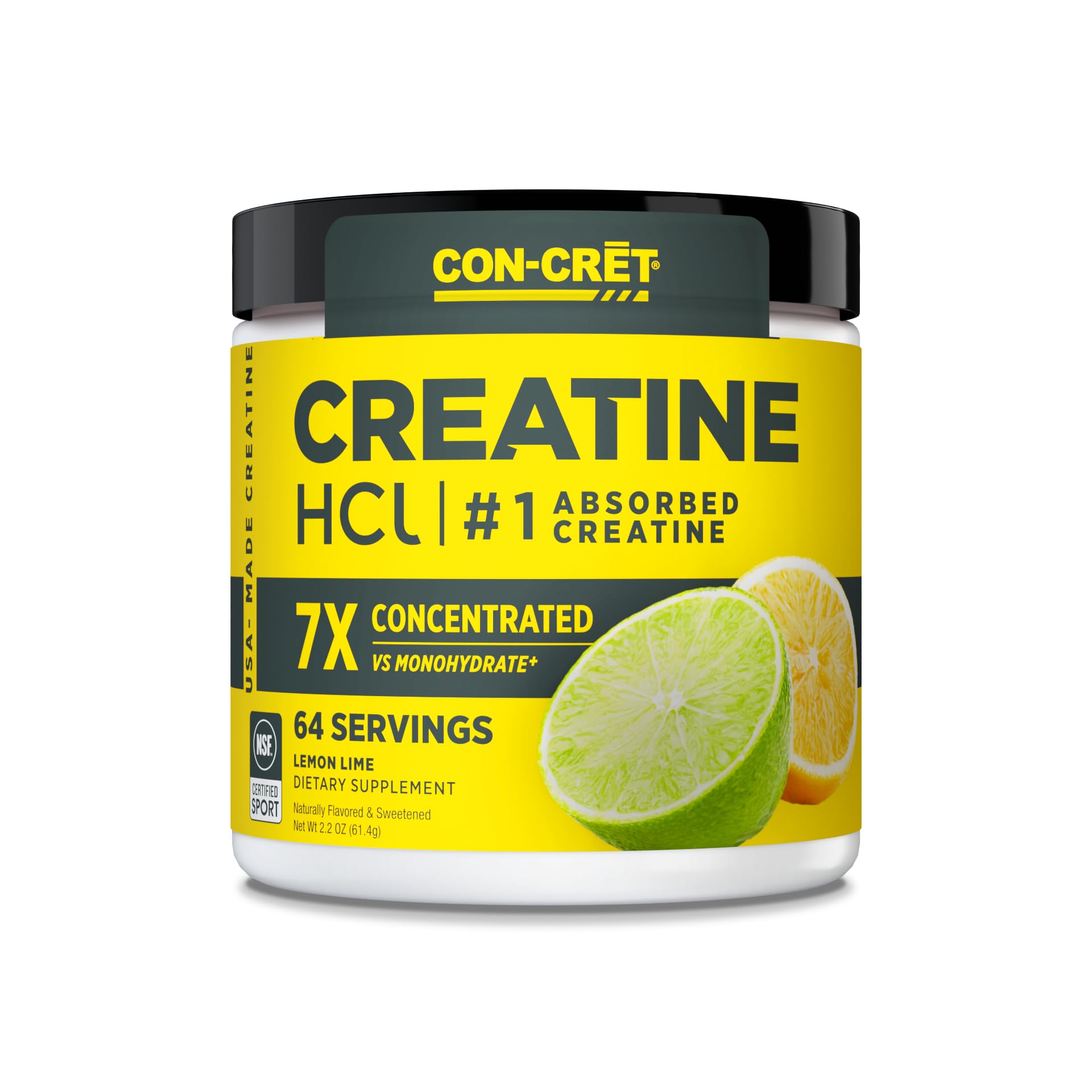 CON-CRET Creatine HCl Powder 64 Servings