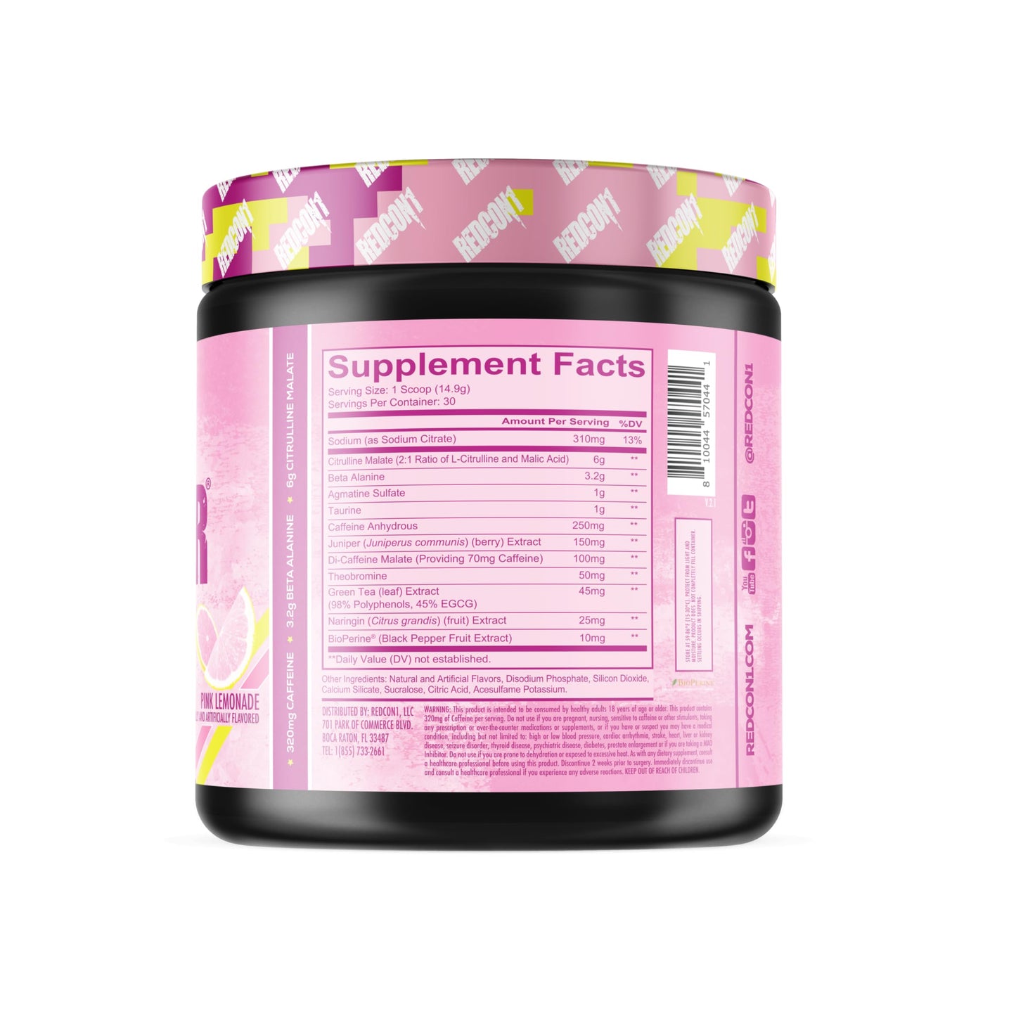 REDCON1 Total War Pre Workout Powder 15.66 Ounce