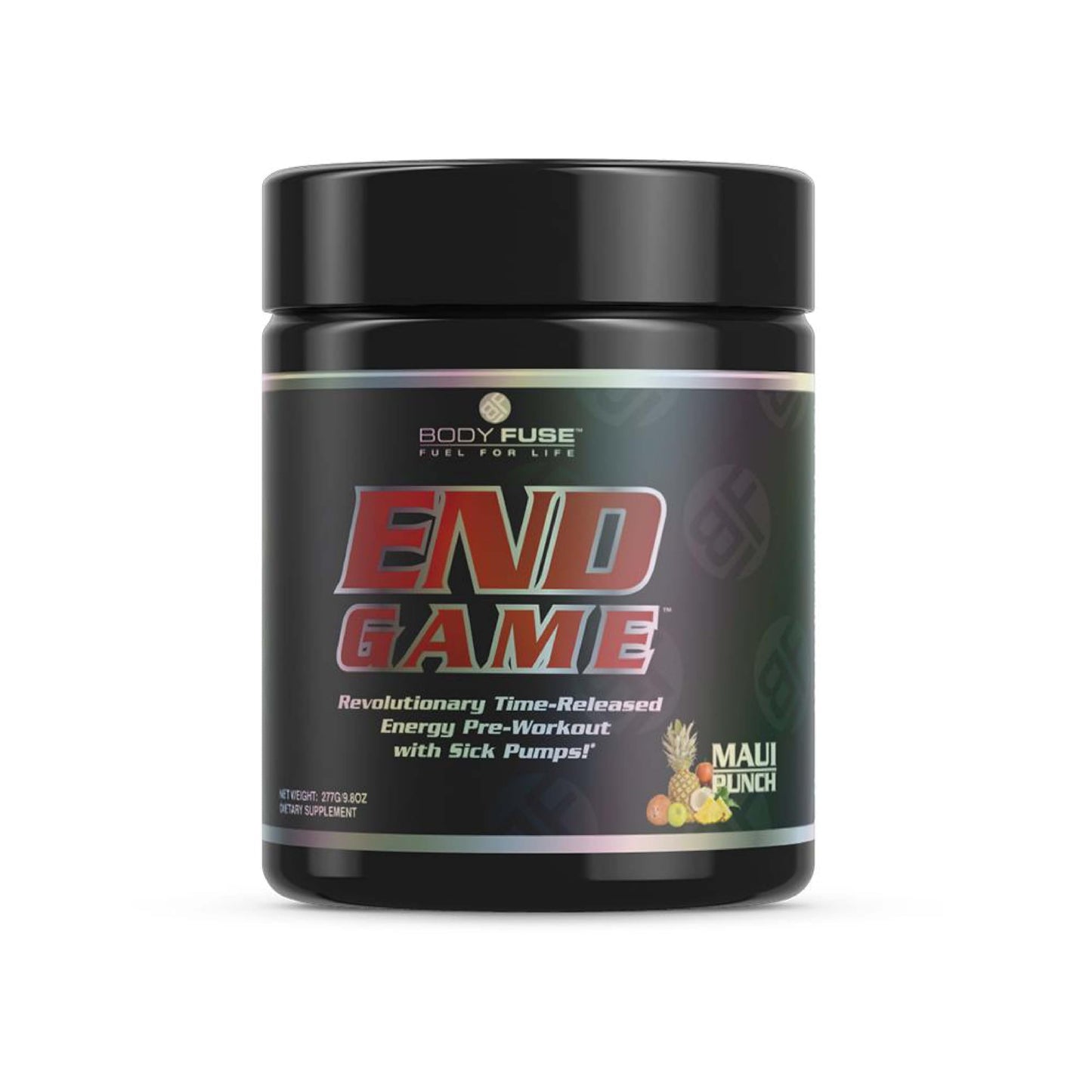Body Fuse End Game Time-Release Pre-Workout Powder Supplement, 9.77 Ounce