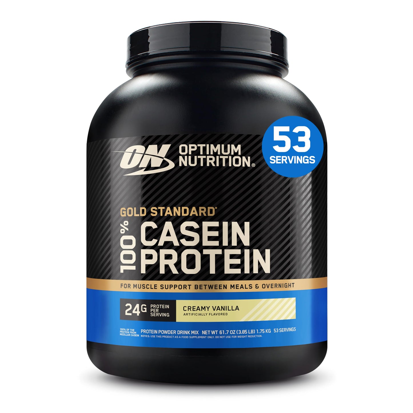 Optimum Nutrition Gold Standard 100% Micellar Casein Protein Powder, 64 Servings