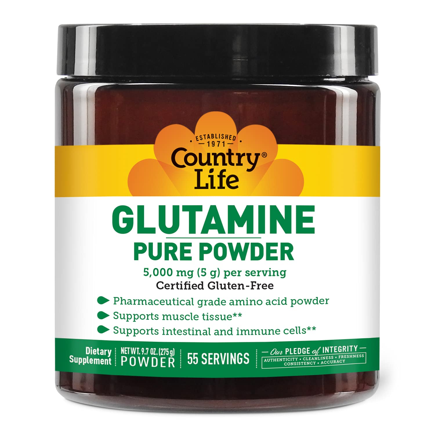 Country Life Glutamine Pure Powder 9.7 oz
