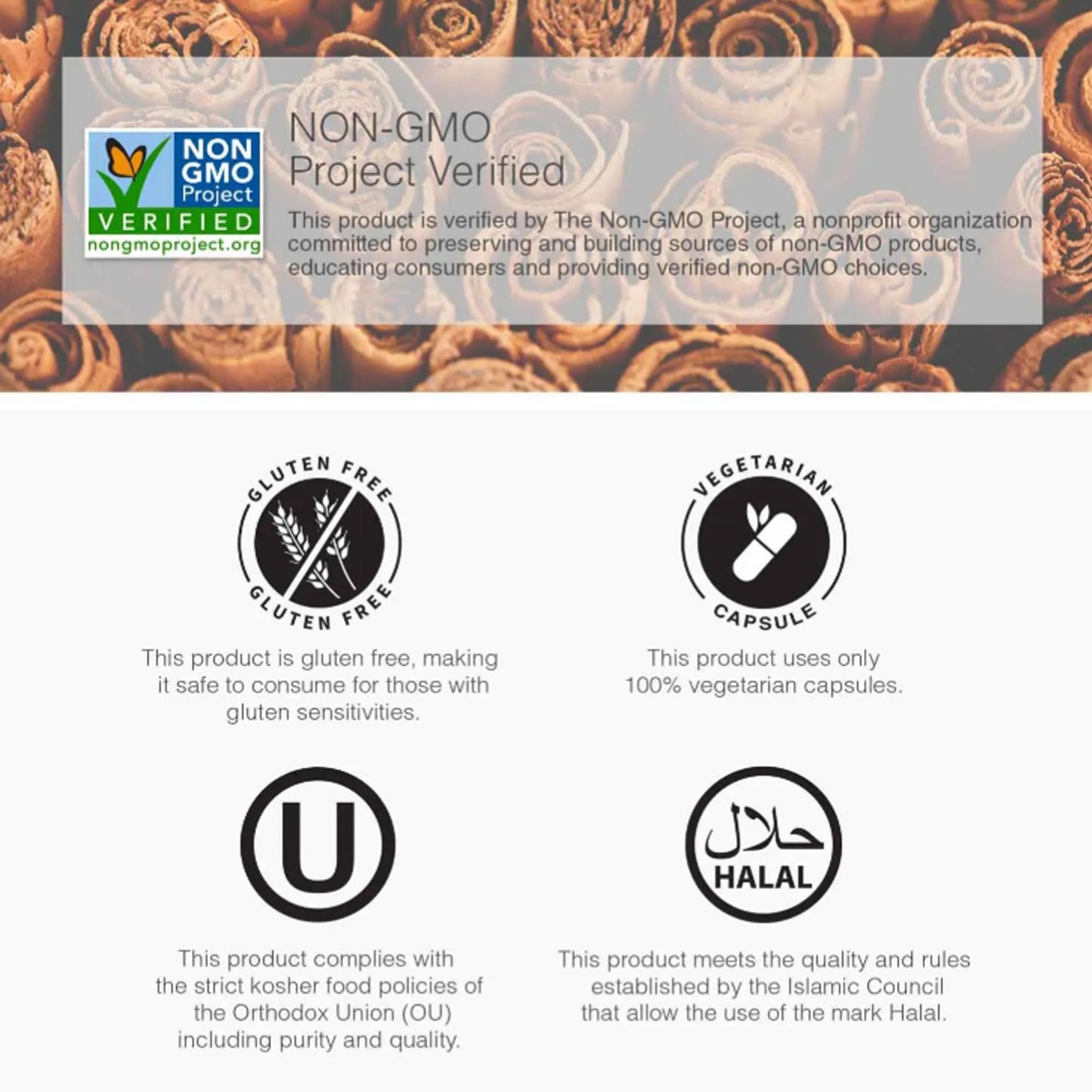 LUAL Cinnamon Supplement 1000mg Capsules, 400 Count