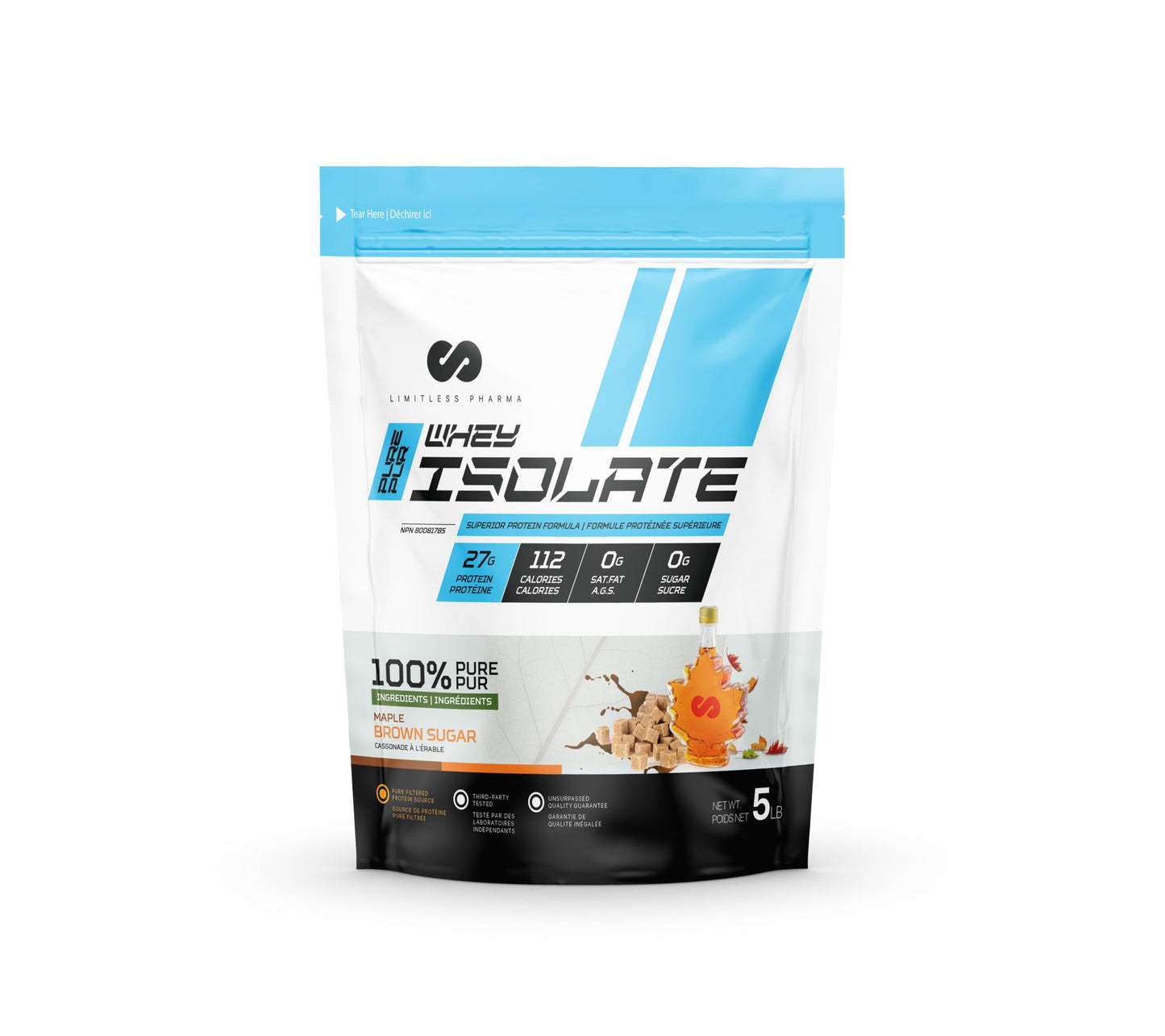 Limitless Pharma Pure Whey Isolate Powder 80