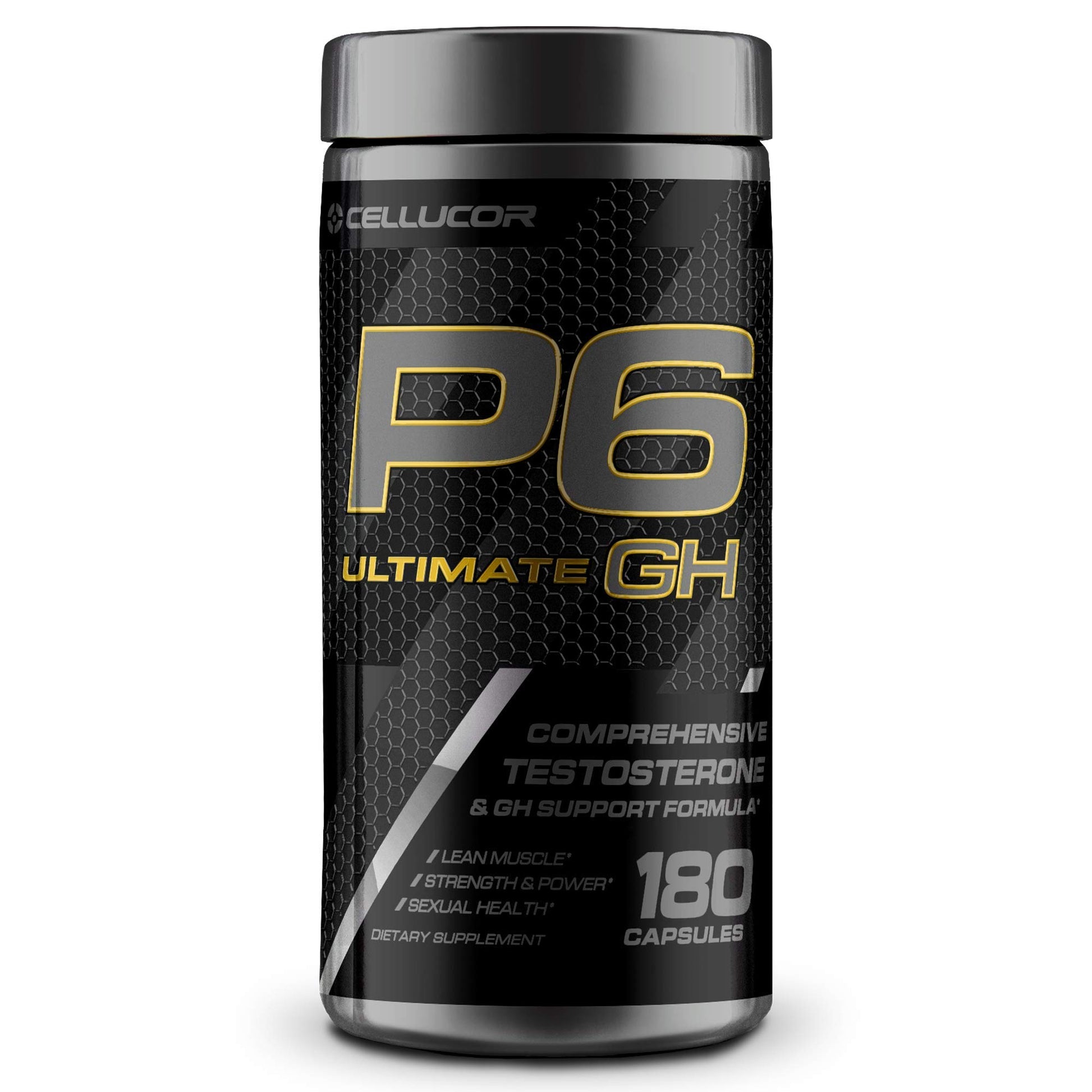 Cellucor P6 Ultimate GH Test Booster for Men Capsule, 180 Capsules