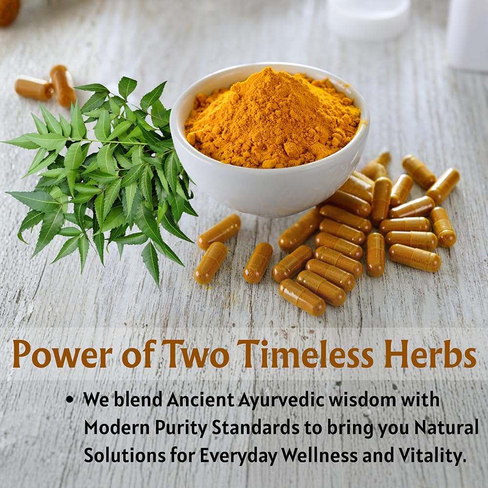 Ireya Ayurveda Neem & Turmeric Capsules 90 Count