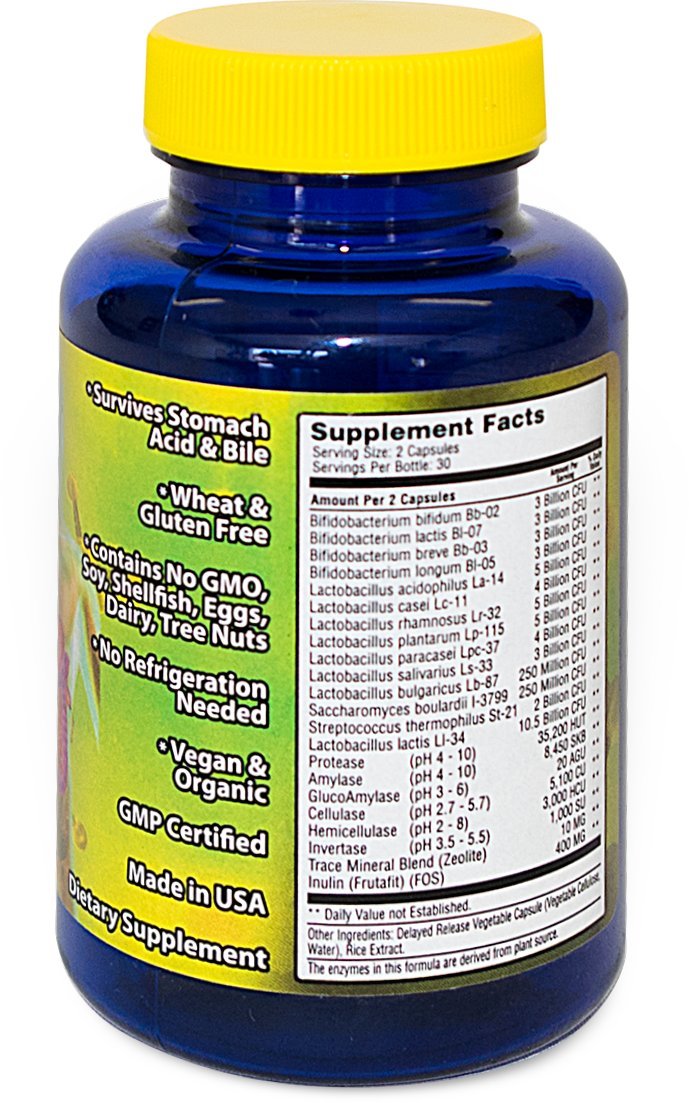Allegany Nutrition Probiotic Capsule 60 Count