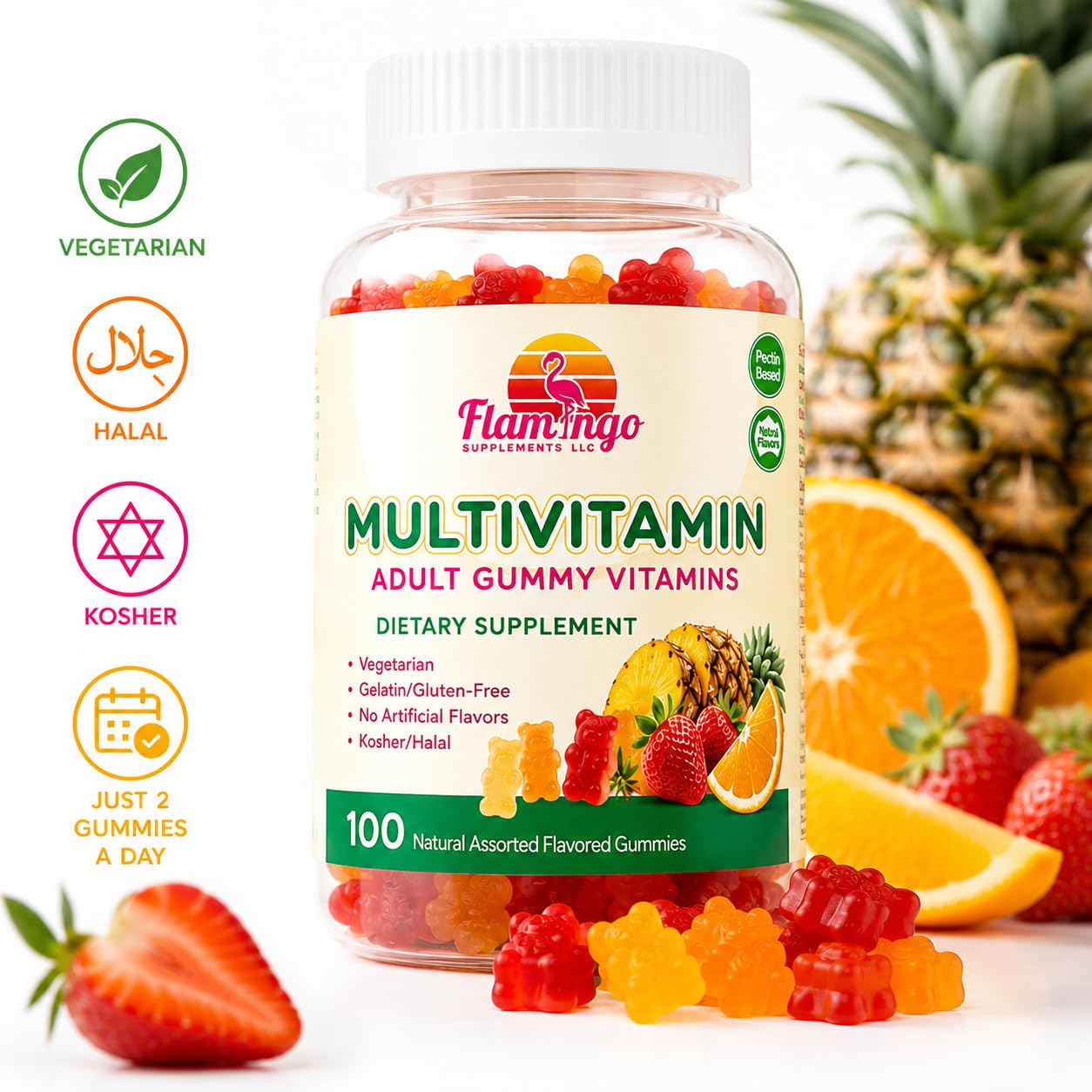Flamingo Supplements Multivitamin Capsule 1 Count