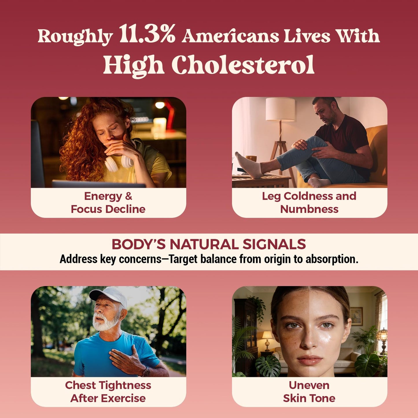 Quixiora Cholesterol Supplement with 1500 mg Plant Sterols & Citrus Bergamot, Omega-3 EPA & DHA, CoQ10 – Triglyceride & for High Cholesterol, 180 Tablets