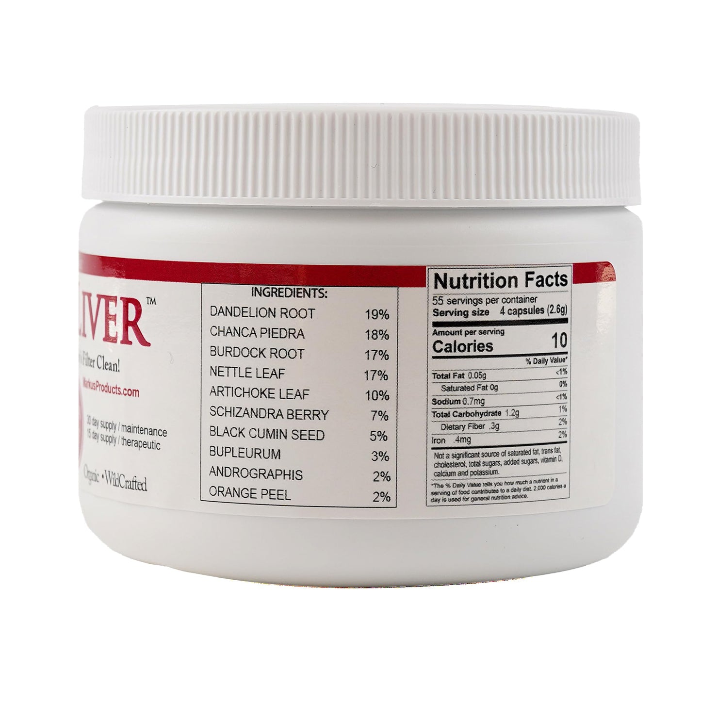 Body Force Liver Formula Capsules 220 Count