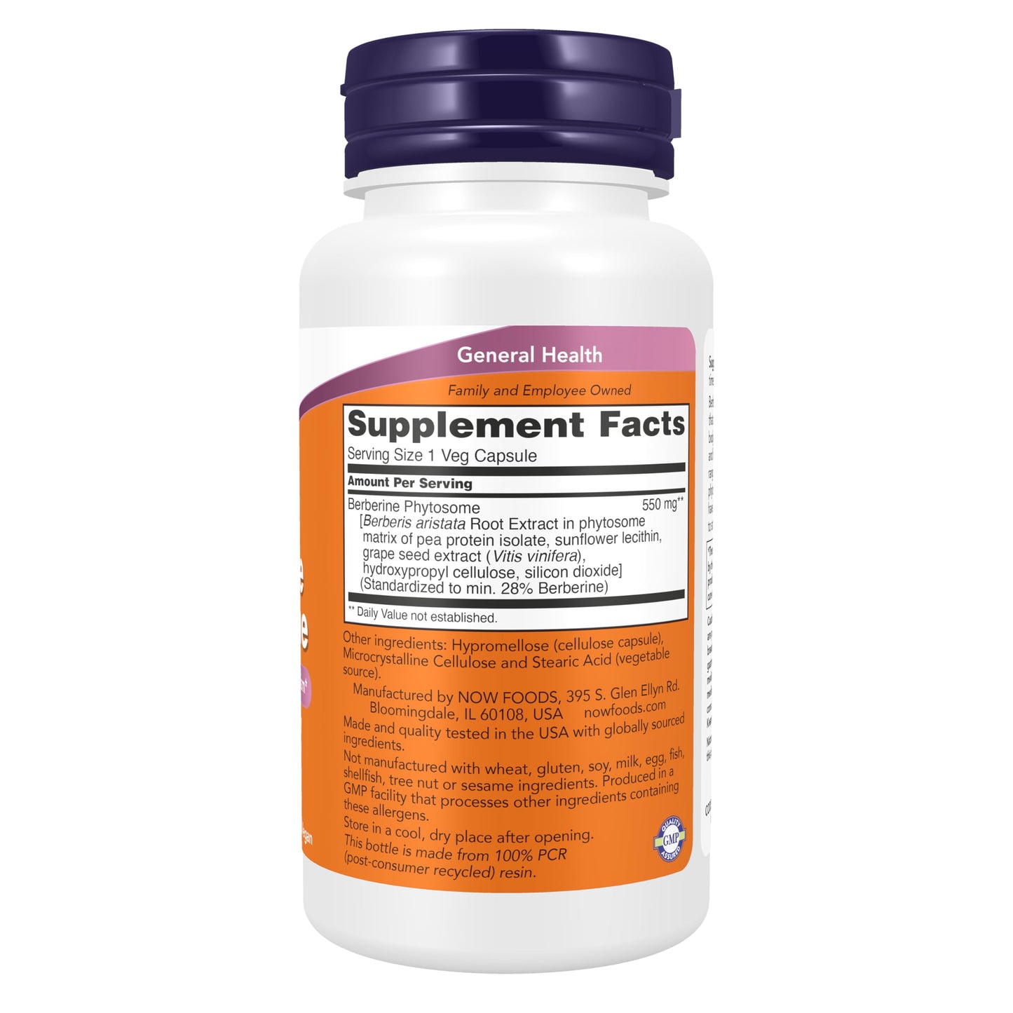 NOW Foods Berberine Phytosome Capsule, 60 Veg Caps