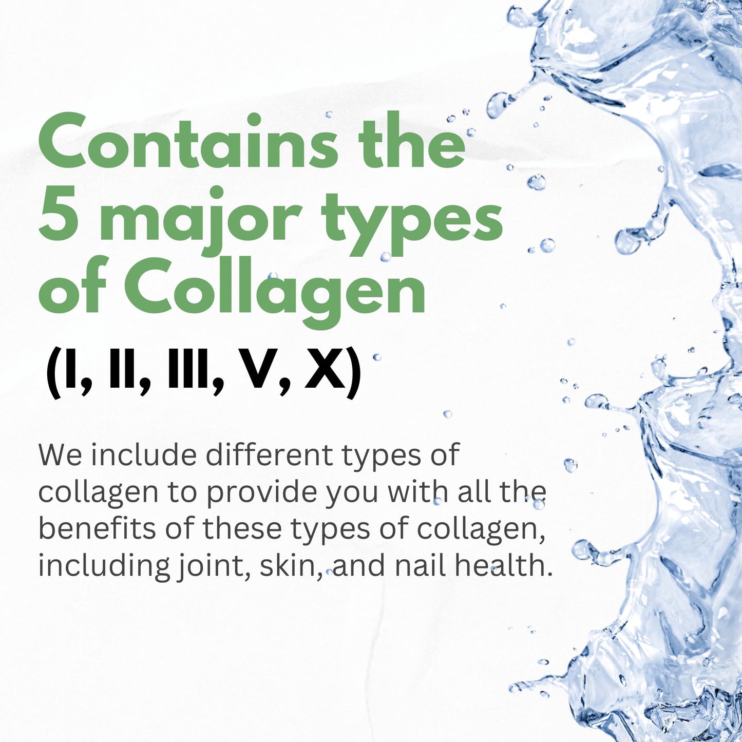 HCL Herbal Code Labs Collagen Peptides Powder with Vitamin C & Hyaluronic Acid 1 oz