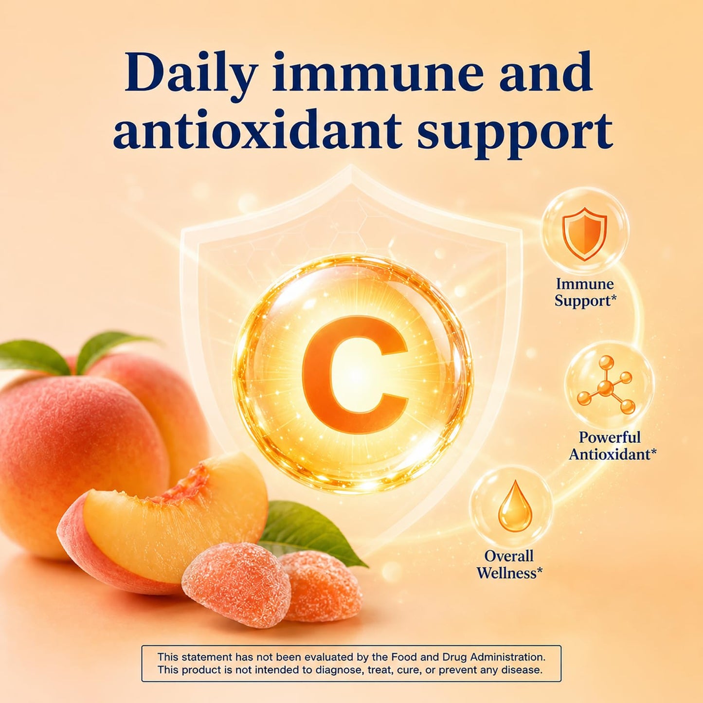 DR.BRIAN ROETTGER Vitamin C Gummies for Immune Support, 90 Count