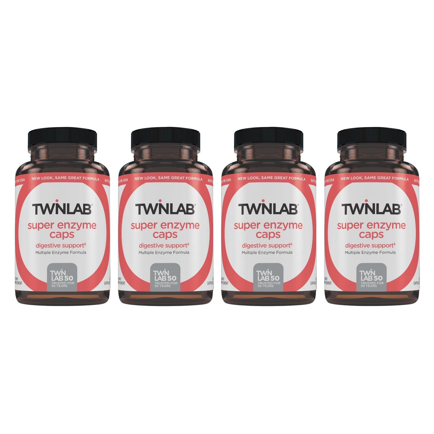 Twinlab Super Enzyme Capsules, 200 Capsules
