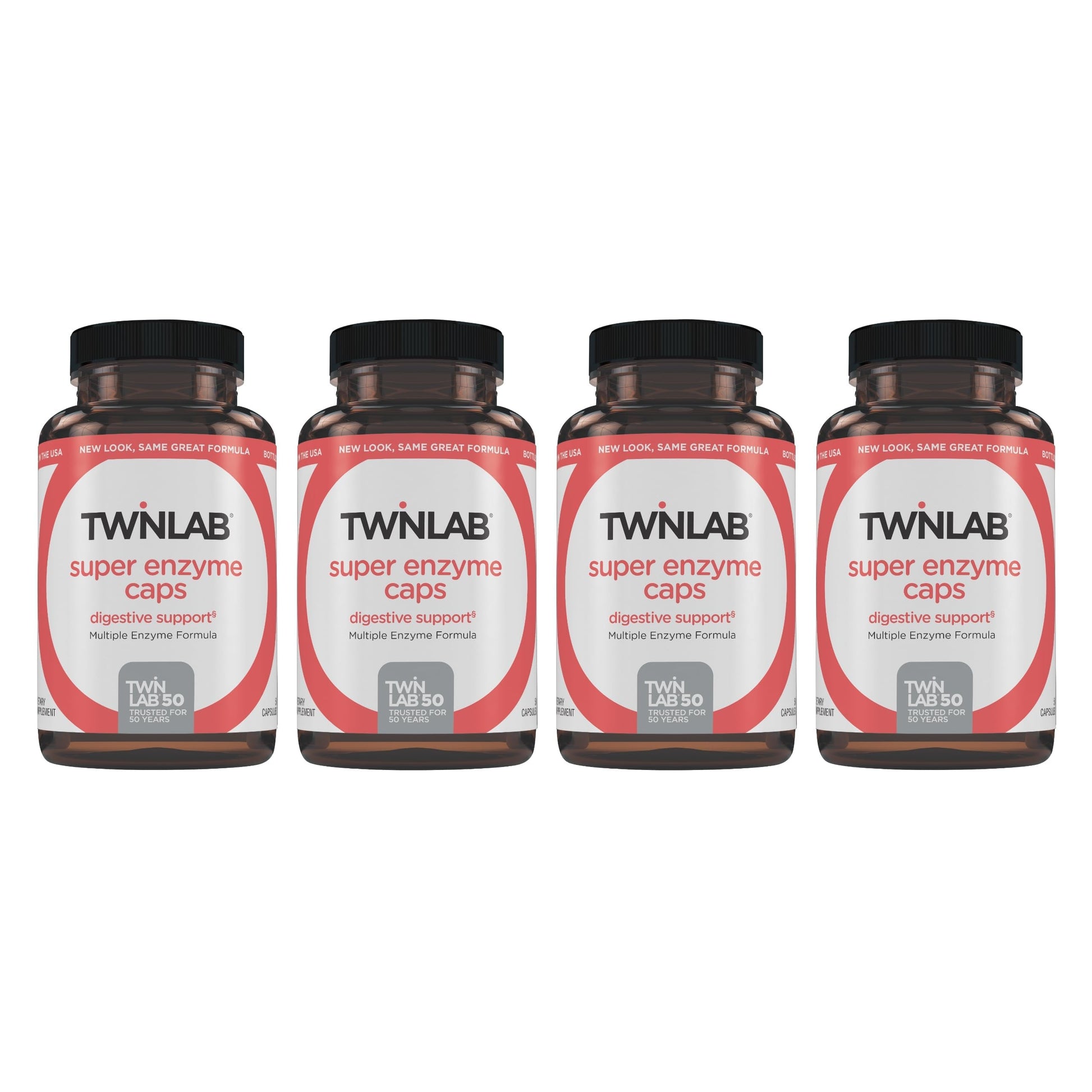 Twinlab Super Enzyme Capsules, 200 Capsules