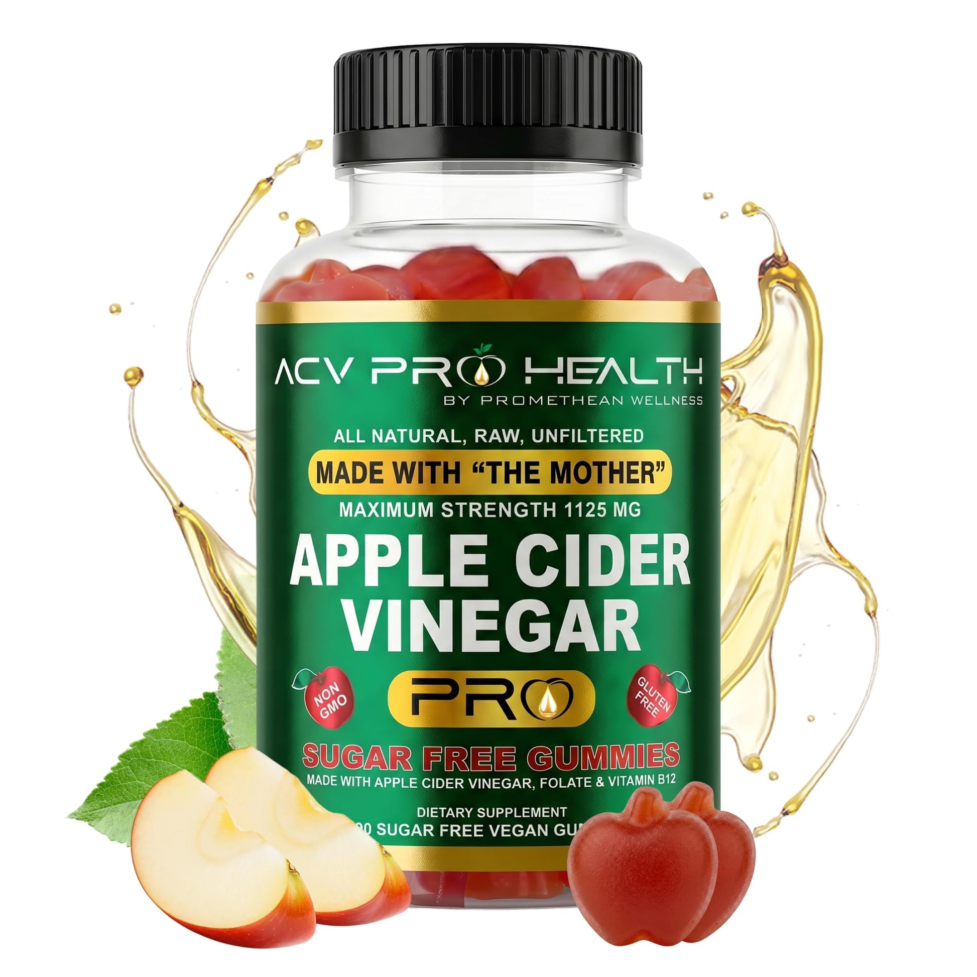 Promethean Wellness Apple Cider Vinegar Gummies 90 Count