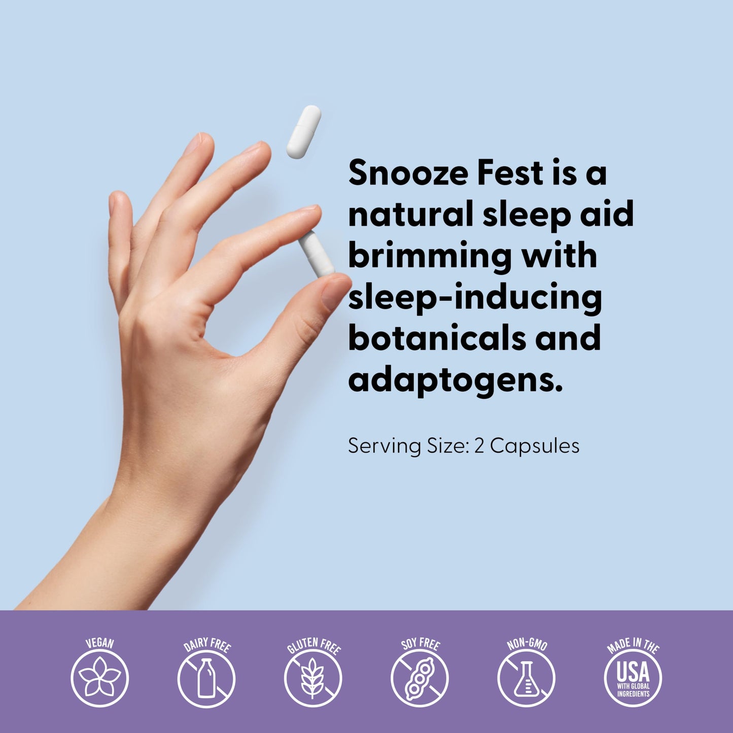 LIVELY VITAMIN CO Snooze Fest Capsule, 120 Count