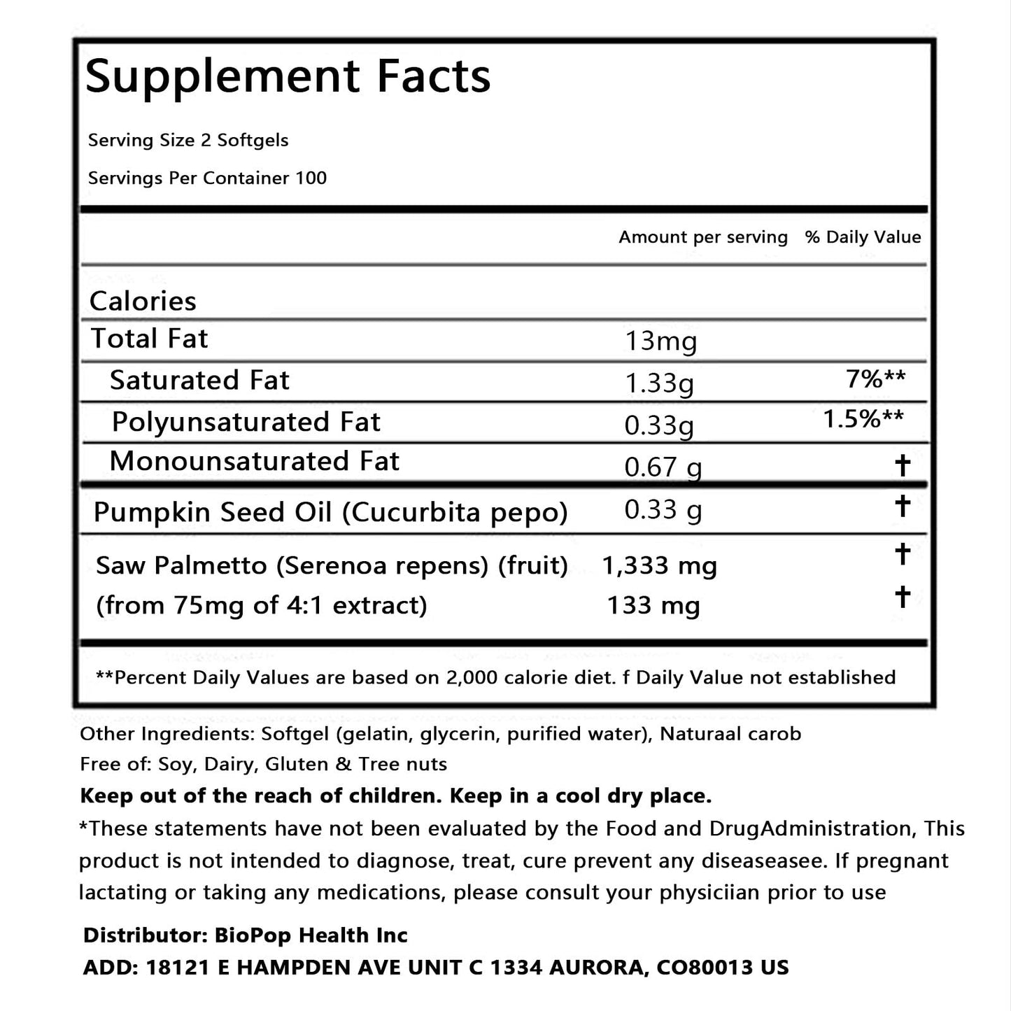 Hanachi Ovela Pumpkin Seed Oil Capsules 1 Capsule