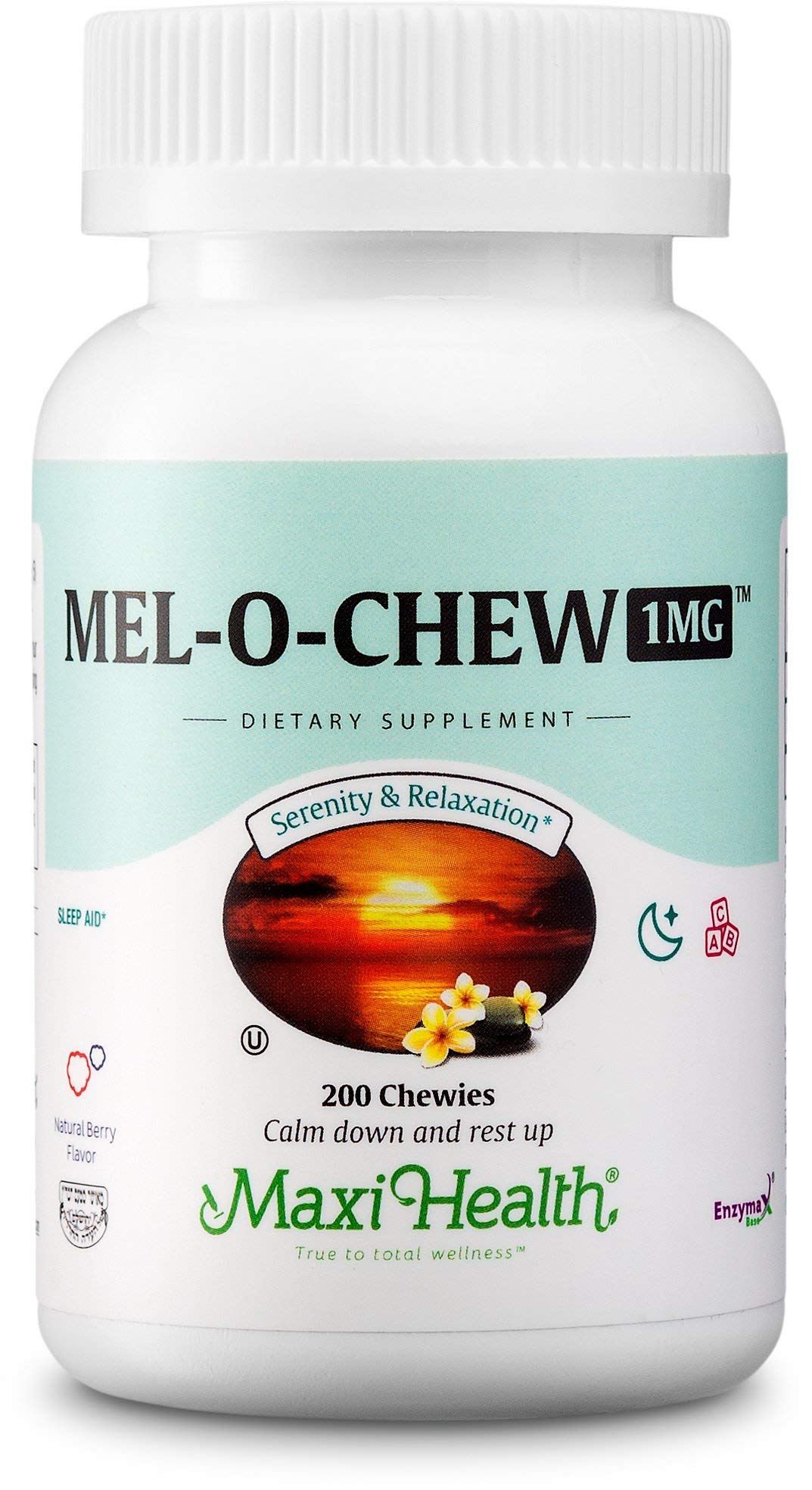 Maxi Health 1mg Melatonin Tablet 200 Count