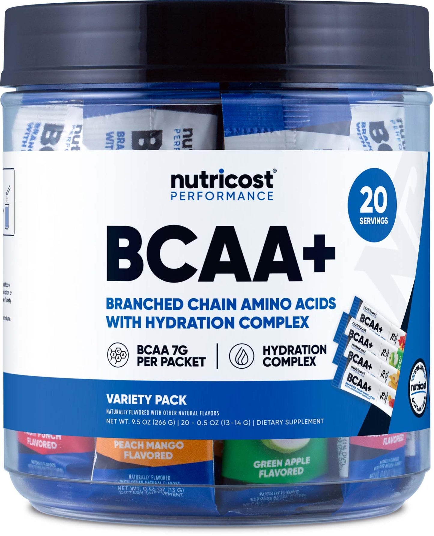 Nutricost BCAA+ Hydration Variety Pack Powder 18