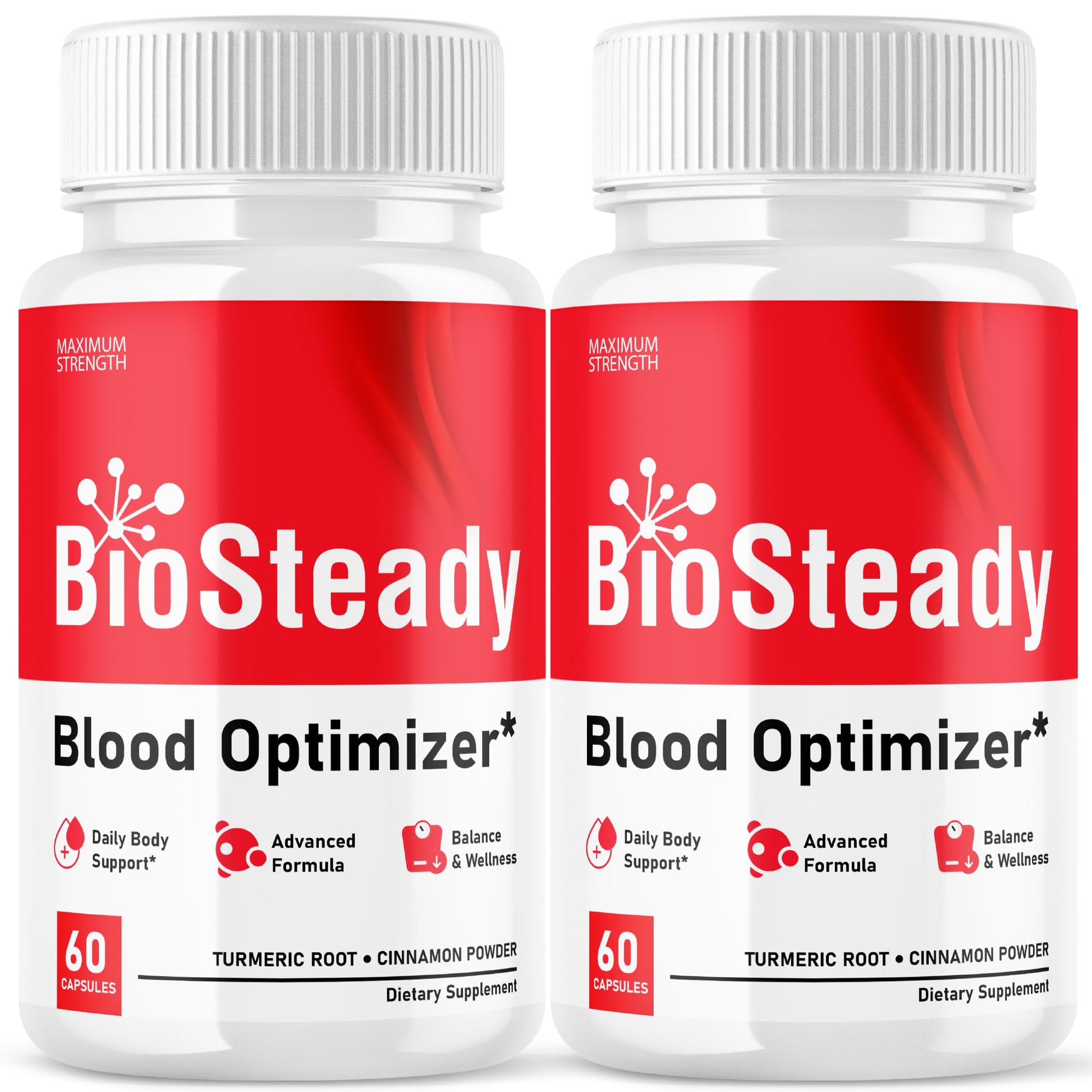 Lofero Biosteady Capsules Premium Wellness Formula Advanced Maximum Strength, 120 Capsules